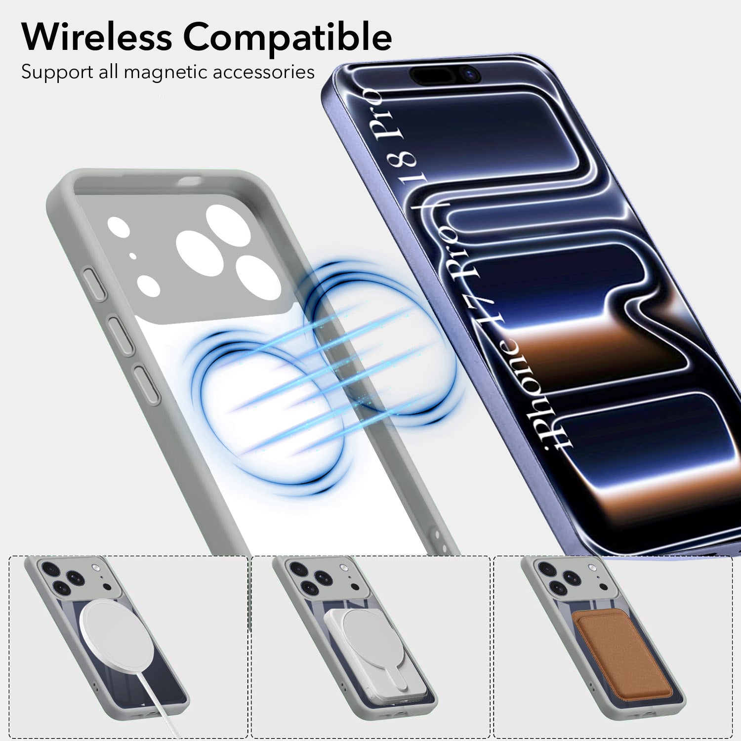 For iPhone 17 Pro | iPhone 18 Pro Back Cover Case Ultra-Hybrid (Lifetime Anti Yellow | Anti Scratch | Crystal Clear Shockproof)