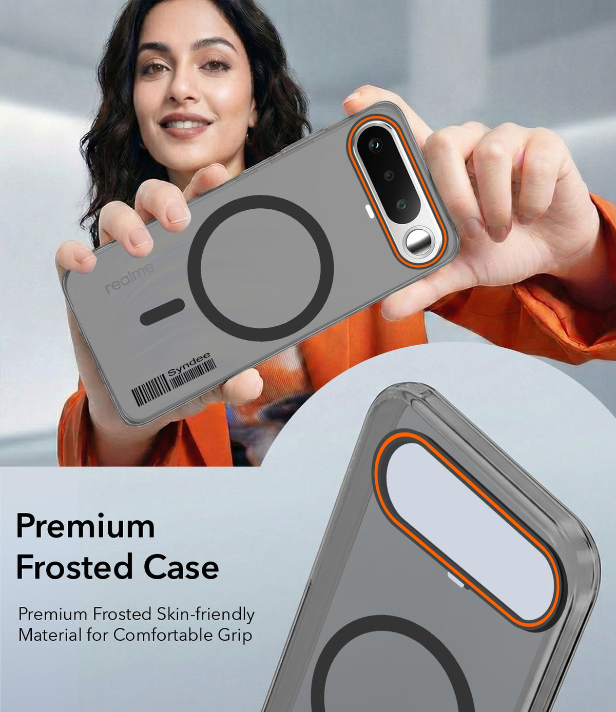 For Realme 16 Back Cover Case (Soft Touch | Camera Bump Protection | MagSafe Compatible | Matte Finish)
