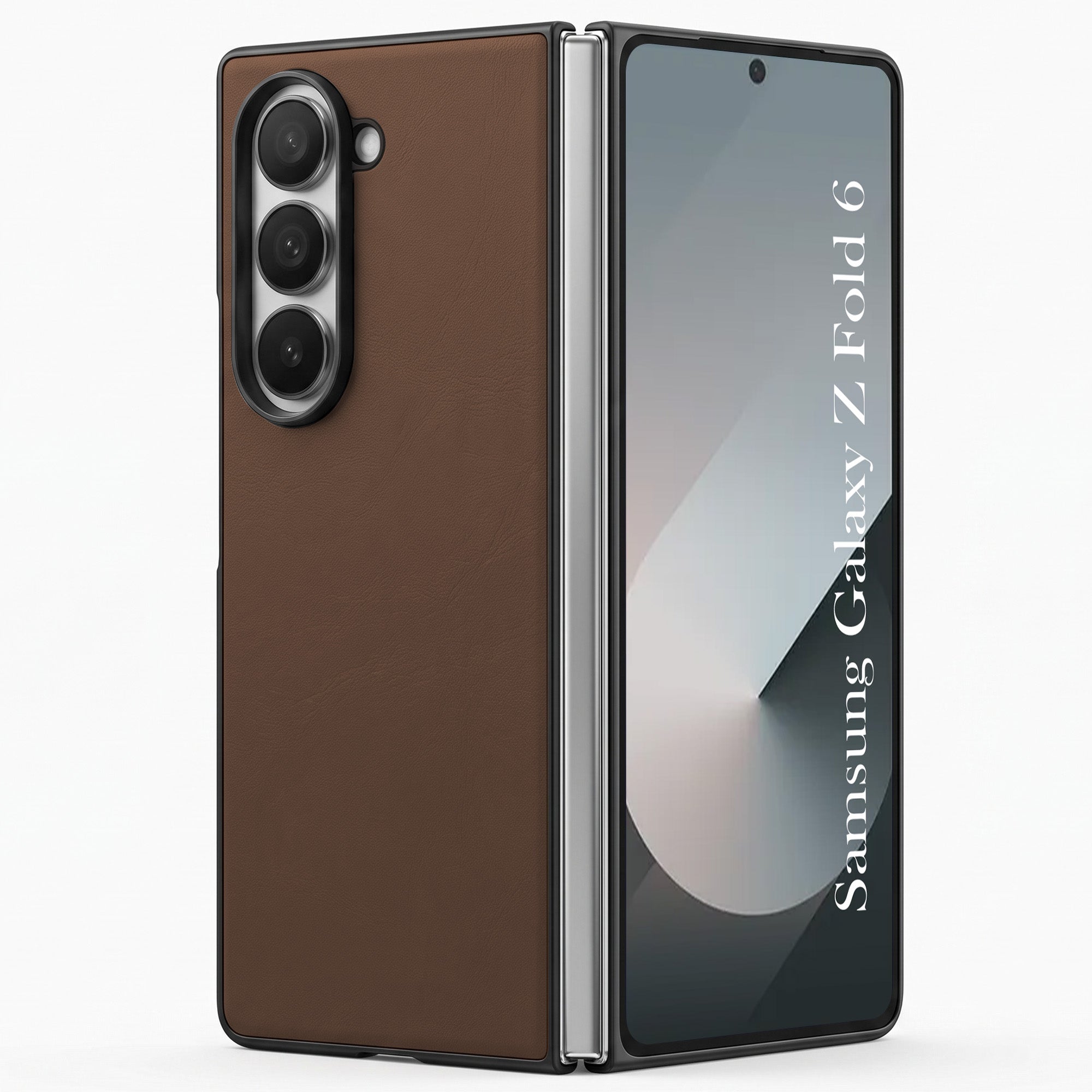 For Samsung Galaxy Z Fold 6 5G Premium Cover Case (Soft Leather Touch | Interior Protective Cloth | Slim 360* Protection)