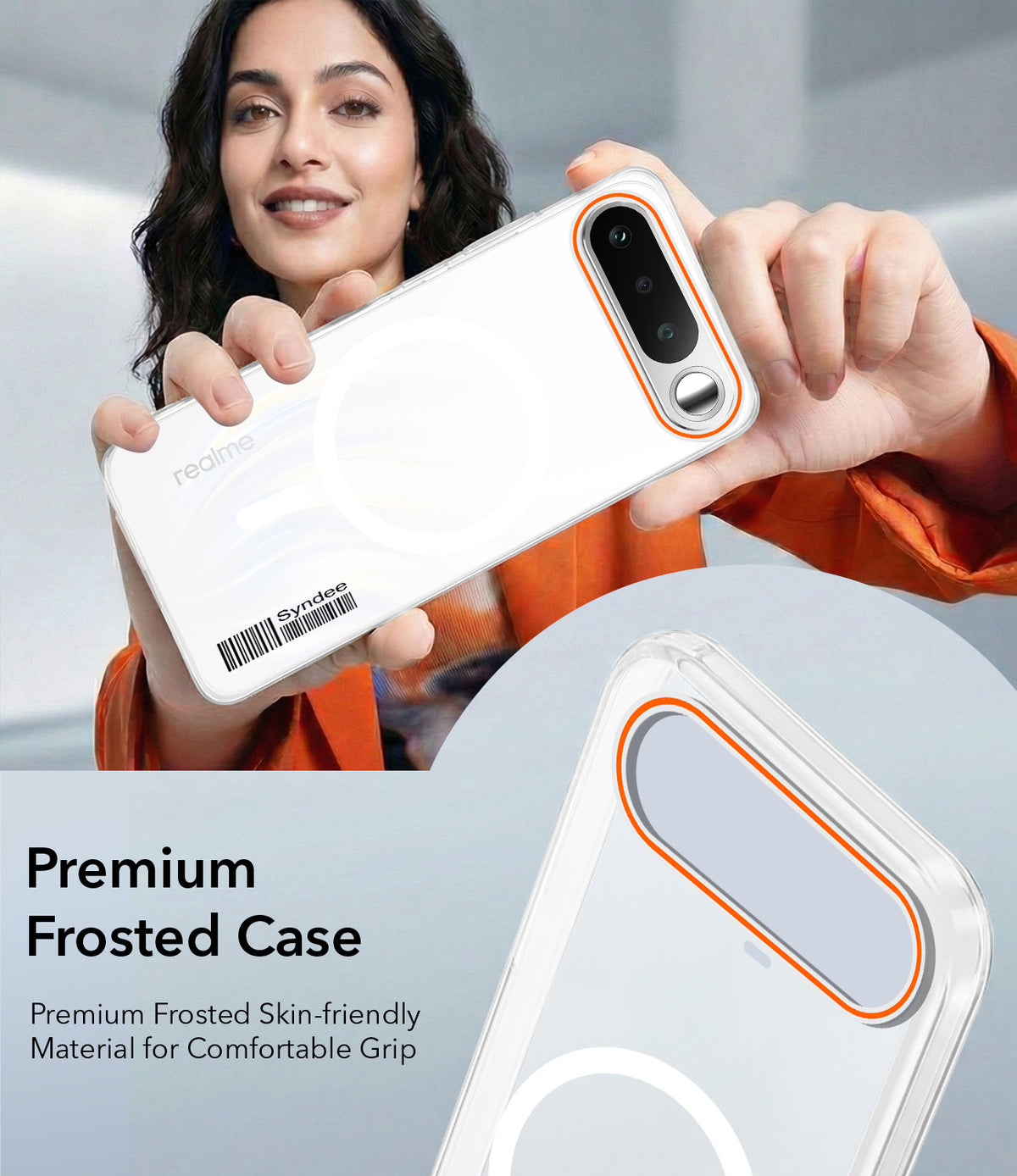For Realme 16 Back Cover Case (Soft Touch | Camera Bump Protection | MagSafe Compatible | Matte Finish)