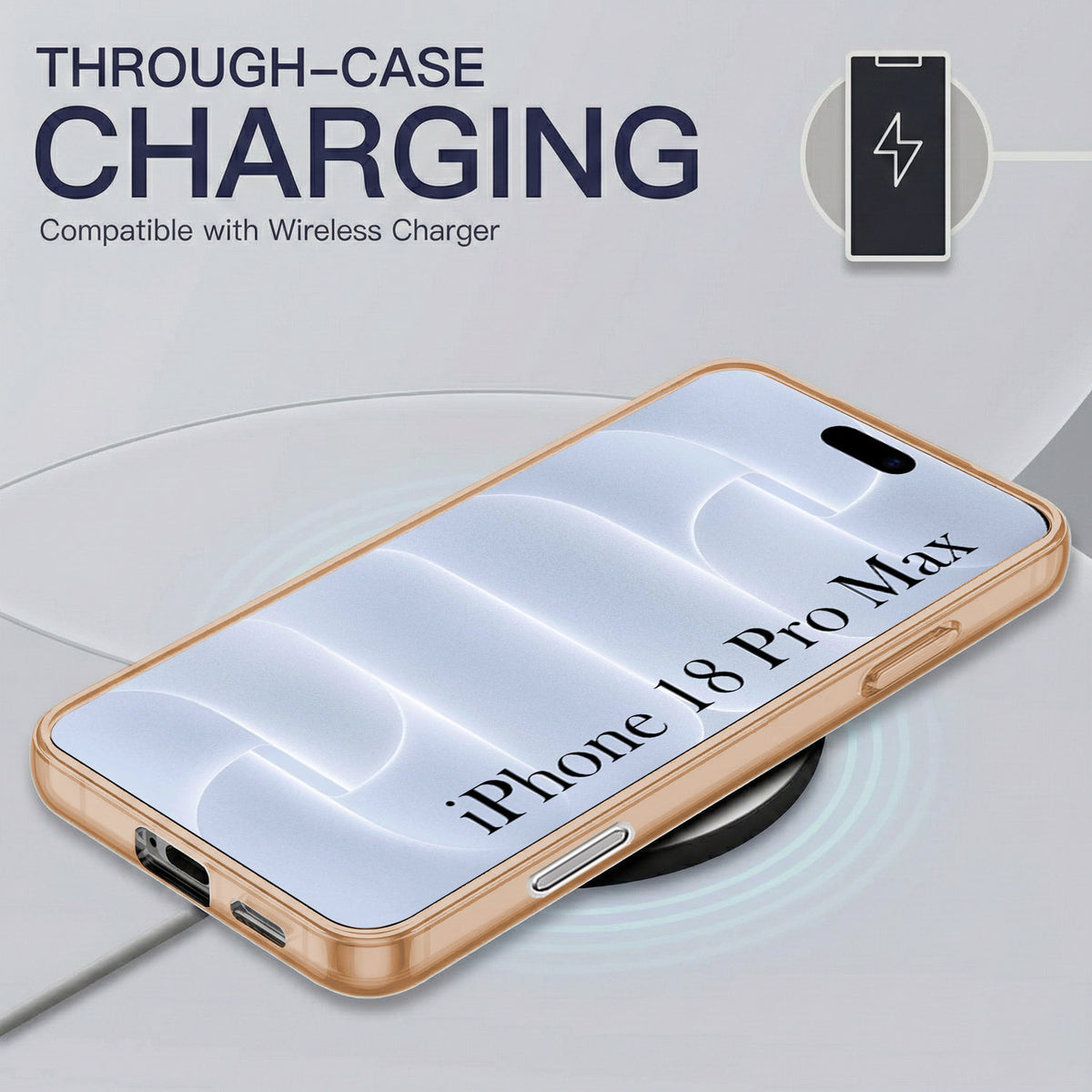 For Apple iPhone 18 Pro Max Back Cover Case Silicone (Slim Paper Thin | Camera Protection Bump | Minimalist Professional | Soft Flexible)