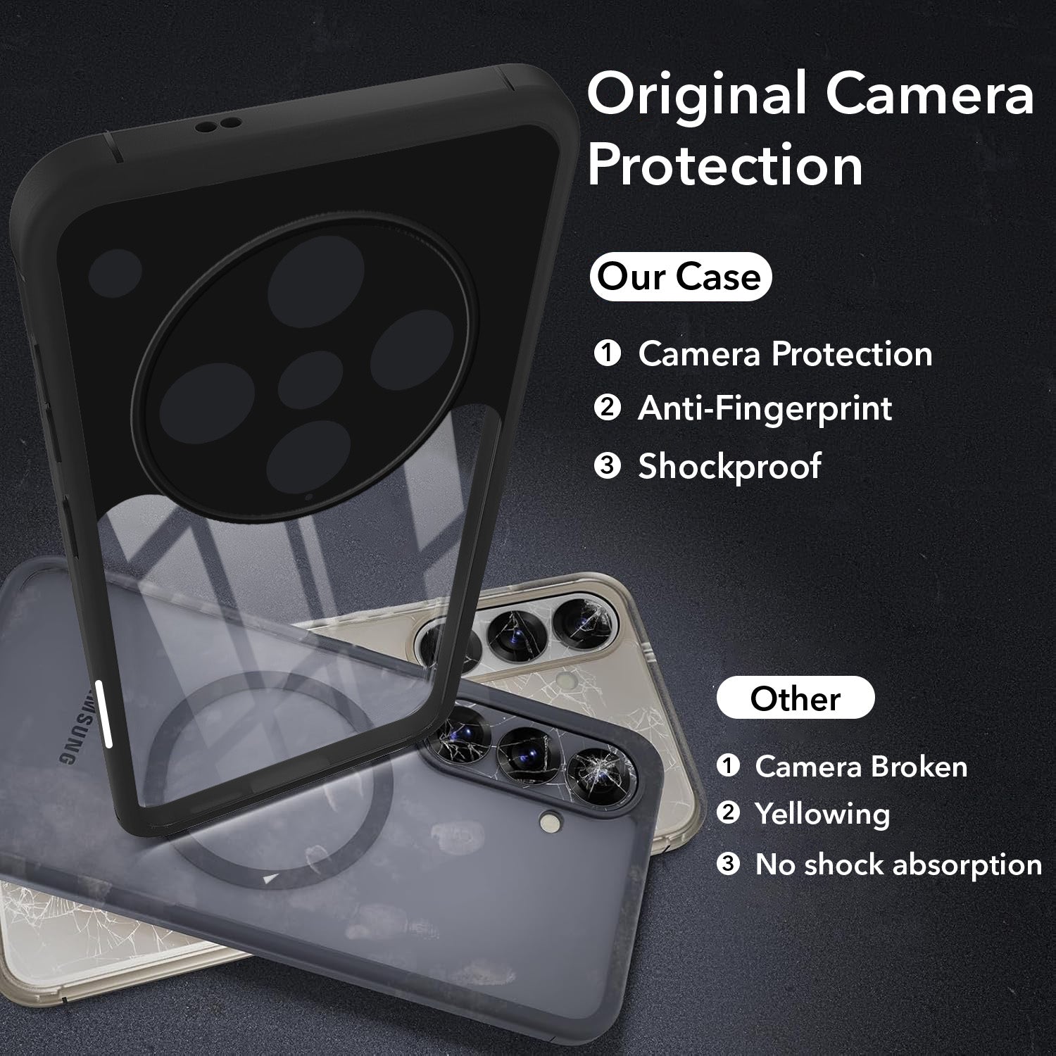 For Oppo Find X8 Pro Back Cover Case Ultra-Hybrid (Lifetime Anti Yellow | Anti Scratch | Crystal Clear Shockproof)