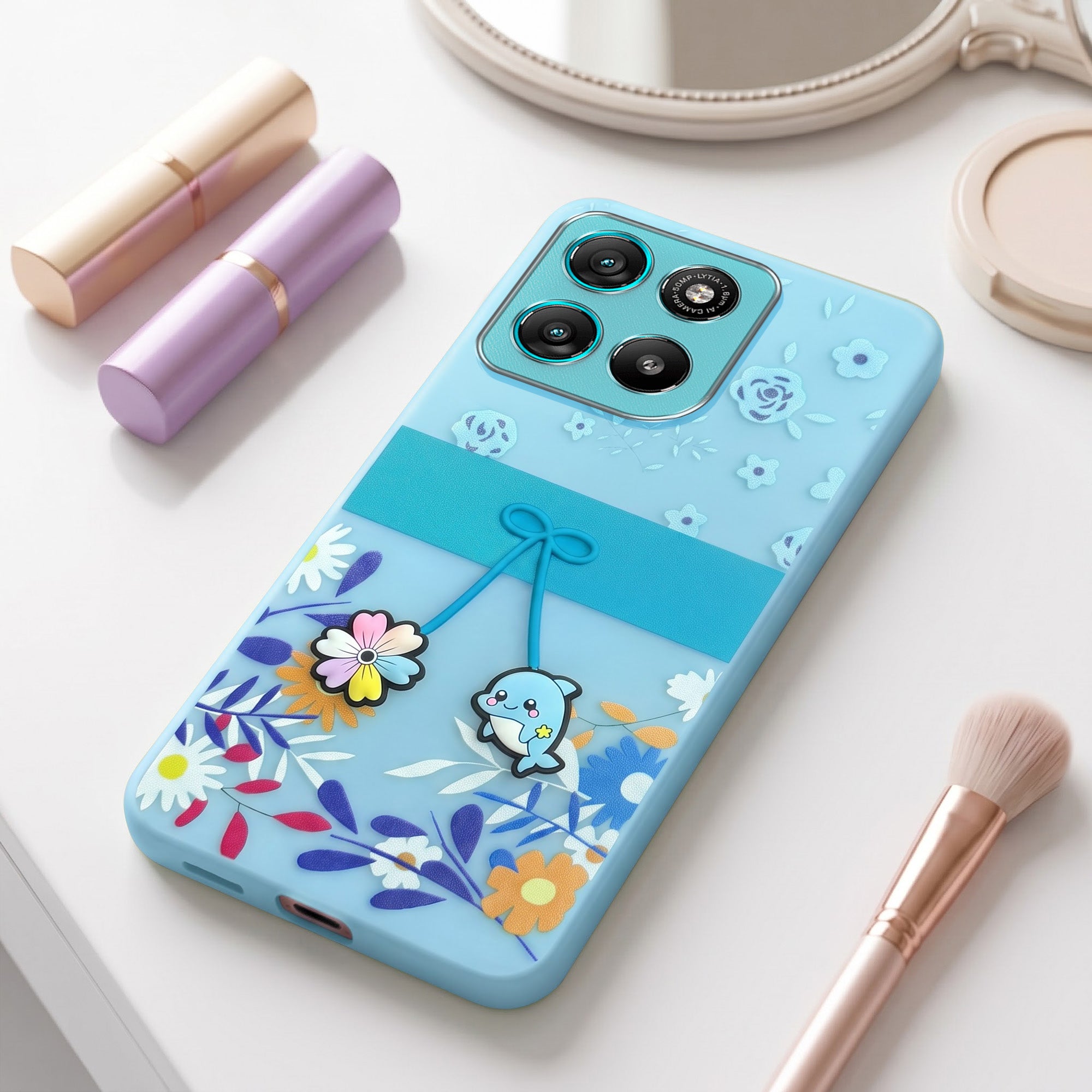 For Motorola Moto G67 Power | G57 Power Back Cover Case (3D Cute Cartoons | Hard Back Side Soft | Matte Premium Finish | HD Printing)