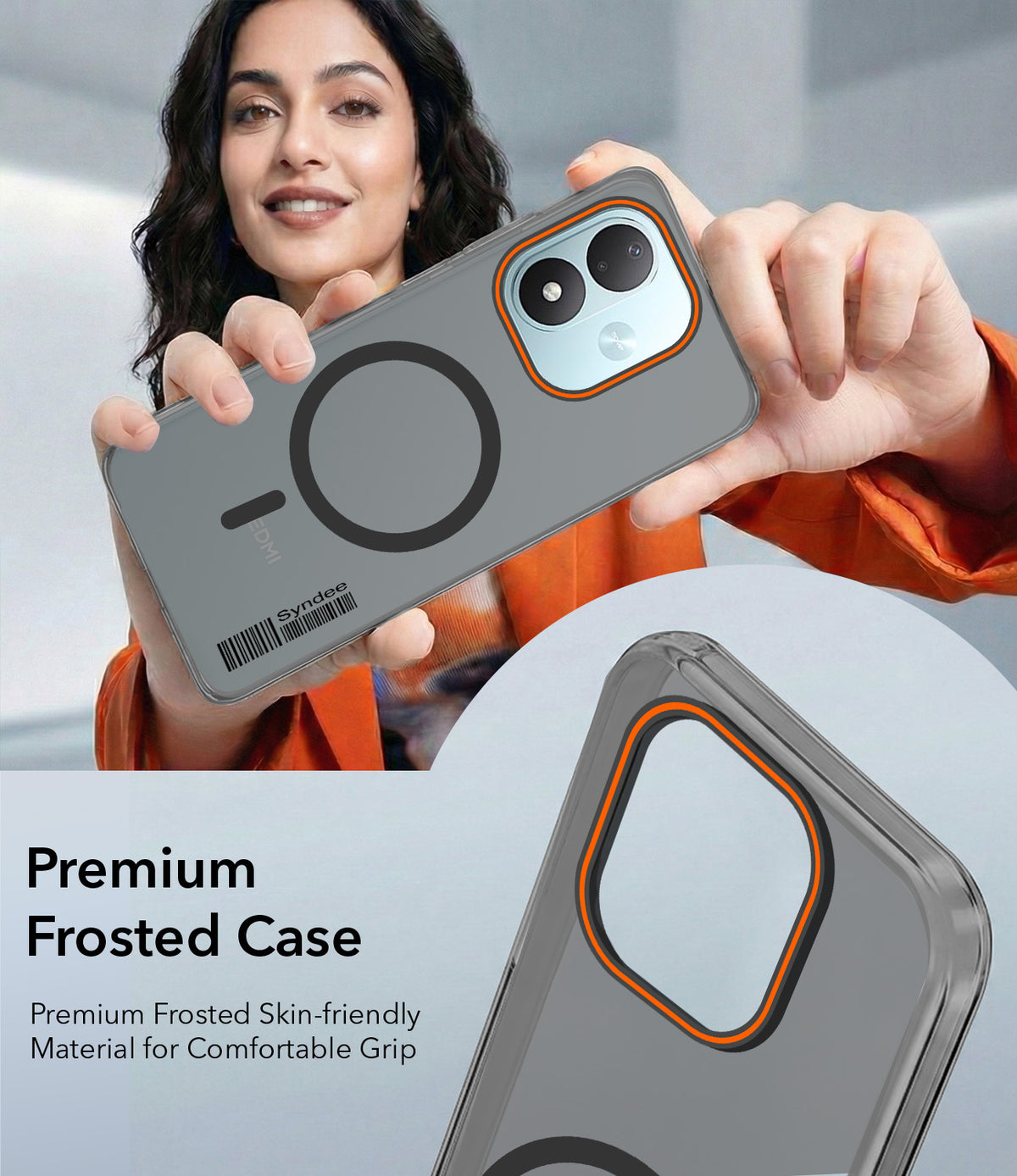 For Redmi Note 17 5G Back Cover Case (Soft Touch | Camera Bump Protection | MagSafe Compatible | Matte Finish)