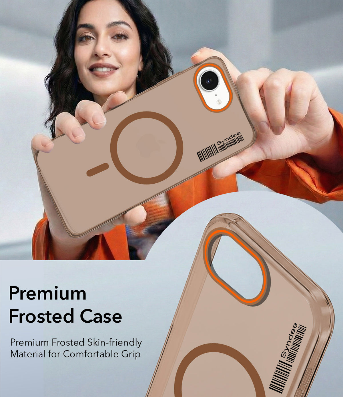 For Apple iPhone 16e | iPhone 17e Back Cover Case (Soft Touch | Camera Bump Protection | MagSafe Compatible | Matte Finish)