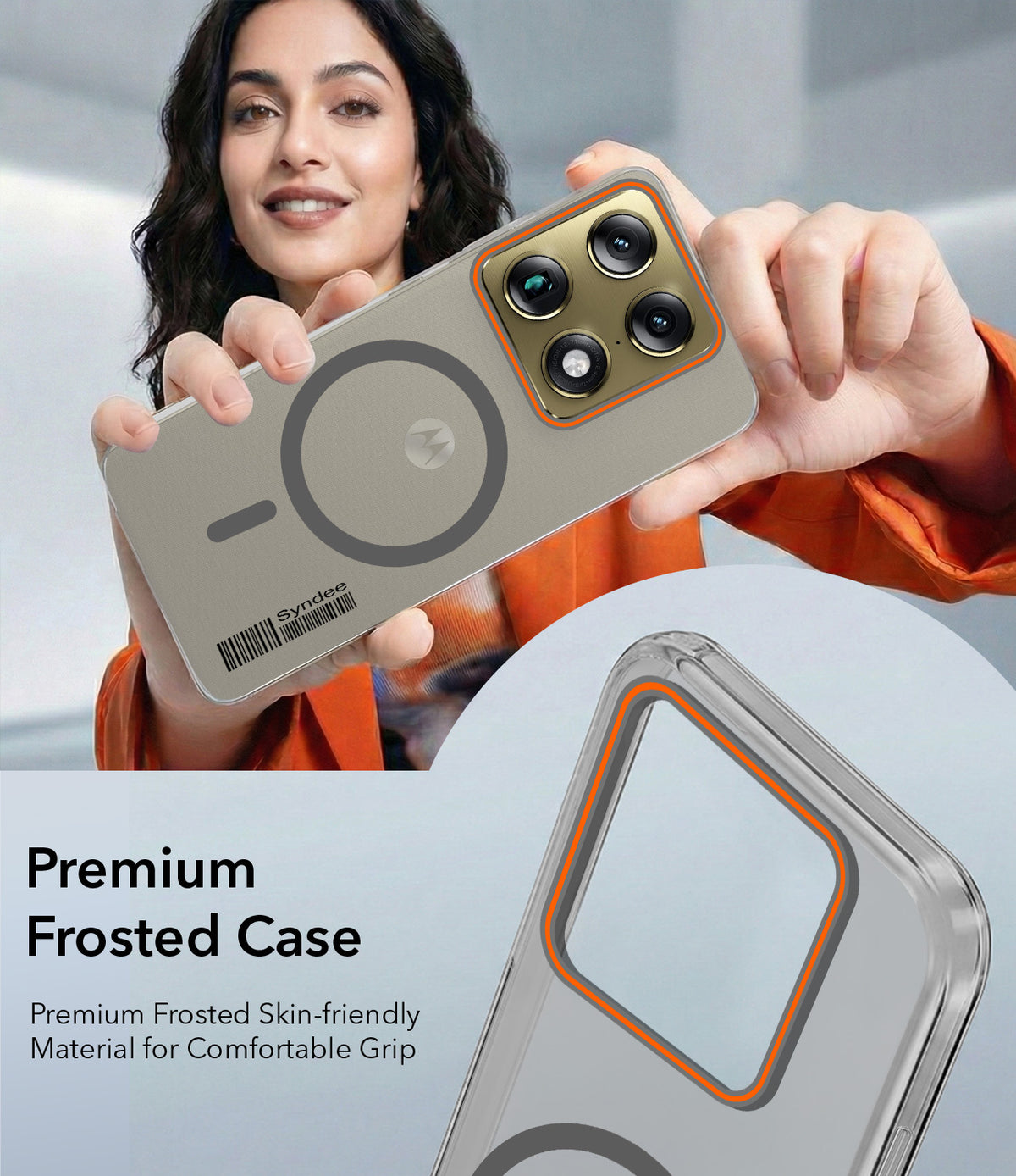 For Motorola Moto Signature 5G Back Cover Case (Soft Touch | Camera Bump Protection | MagSafe Compatible | Matte Finish)