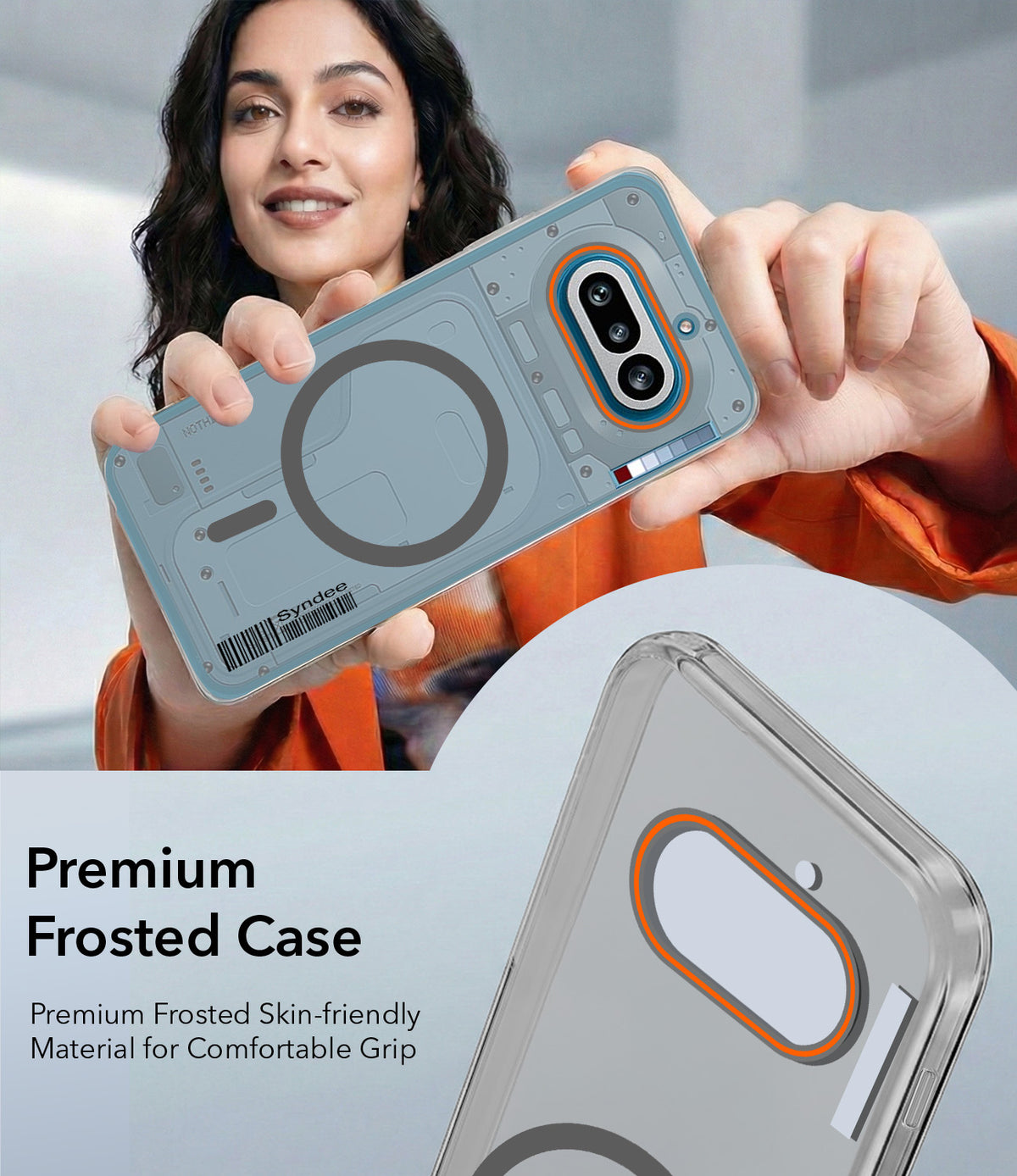 For Nothing Phone 4A 5G Back Cover Case (Soft Touch | Camera Bump Protection | MagSafe Compatible | Matte Finish)