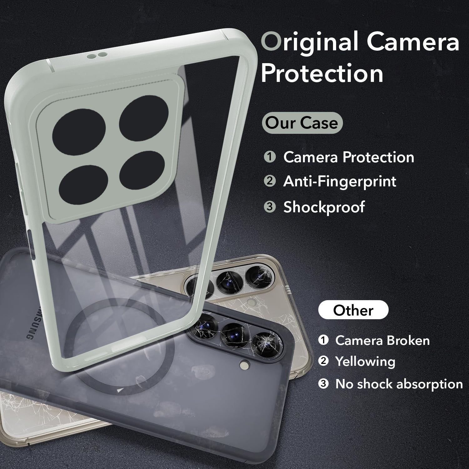 For Motorola Moto G37 Back Cover Case Ultra-Hybrid (Lifetime Anti Yellow | Anti Scratch | Crystal Clear Shockproof)