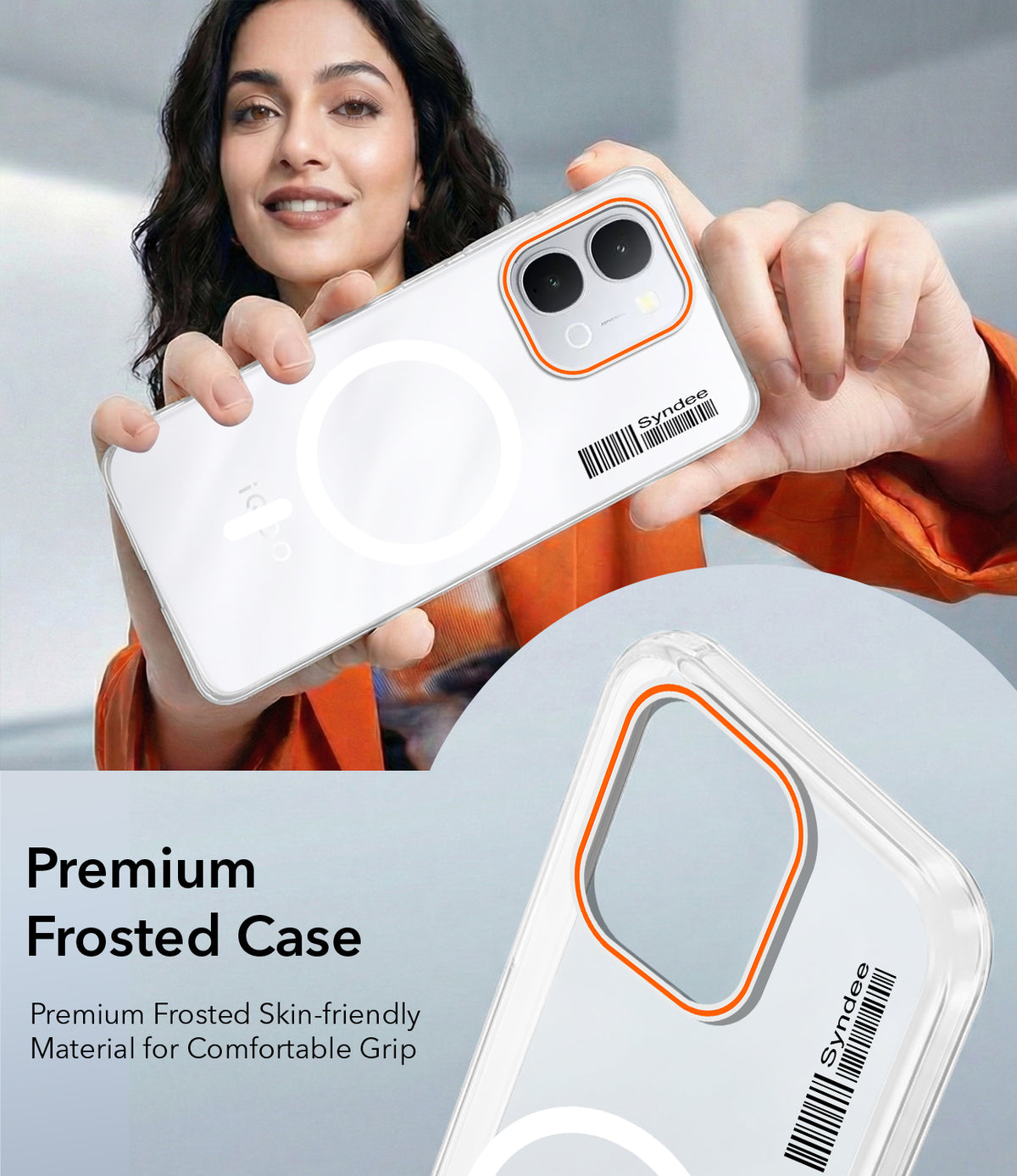 For Vivo iQOO Z11x 5G | Vivo iQOO Z11xa Back Cover Case (Soft Touch | Camera Bump Protection | MagSafe Compatible | Matte Finish)