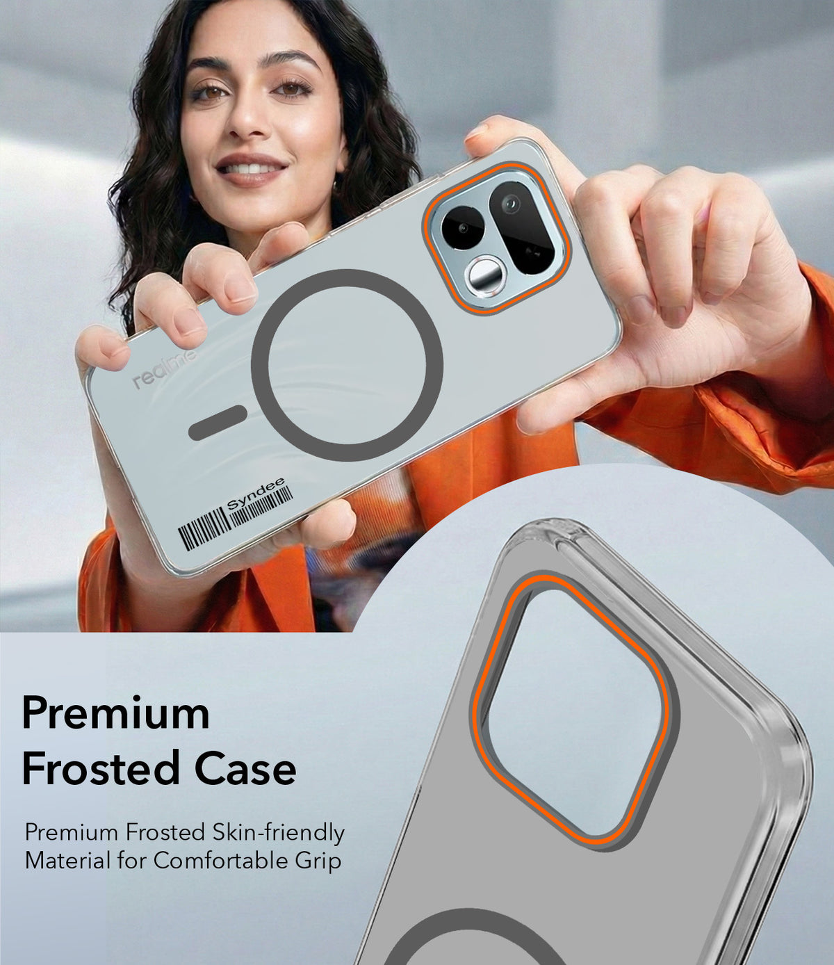 For Realme 16T 5G Back Cover Case (Soft Touch | Camera Bump Protection | MagSafe Compatible | Matte Finish)