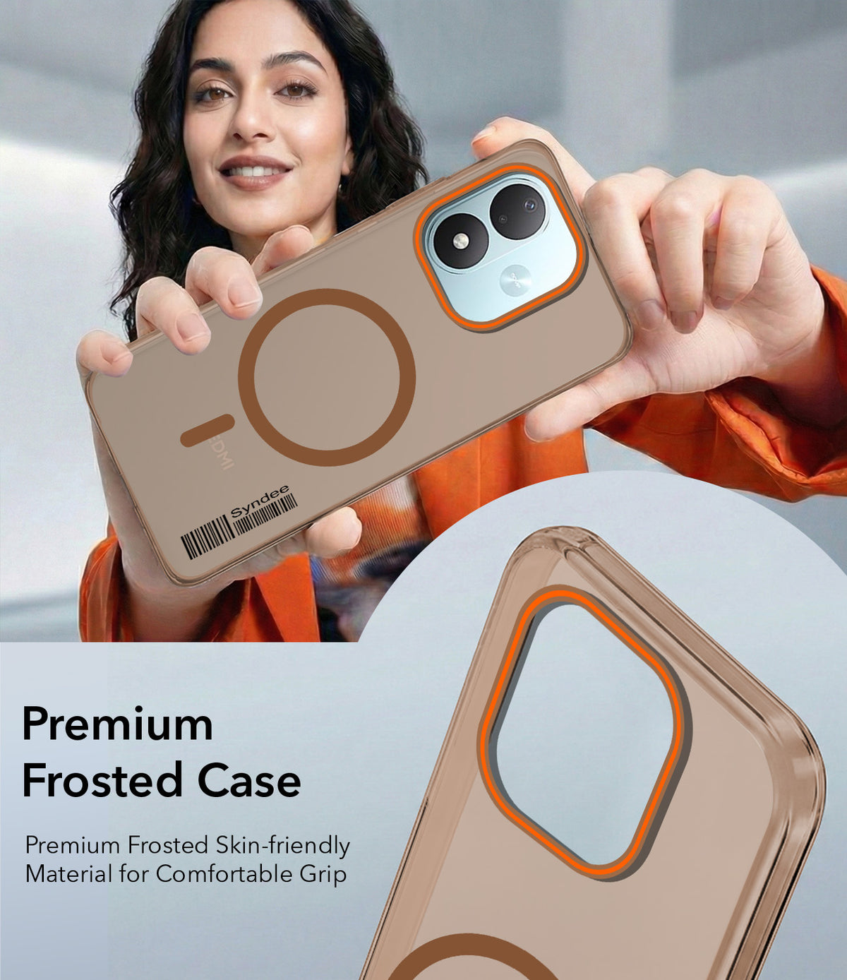 For Redmi Note 17 5G Back Cover Case (Soft Touch | Camera Bump Protection | MagSafe Compatible | Matte Finish)