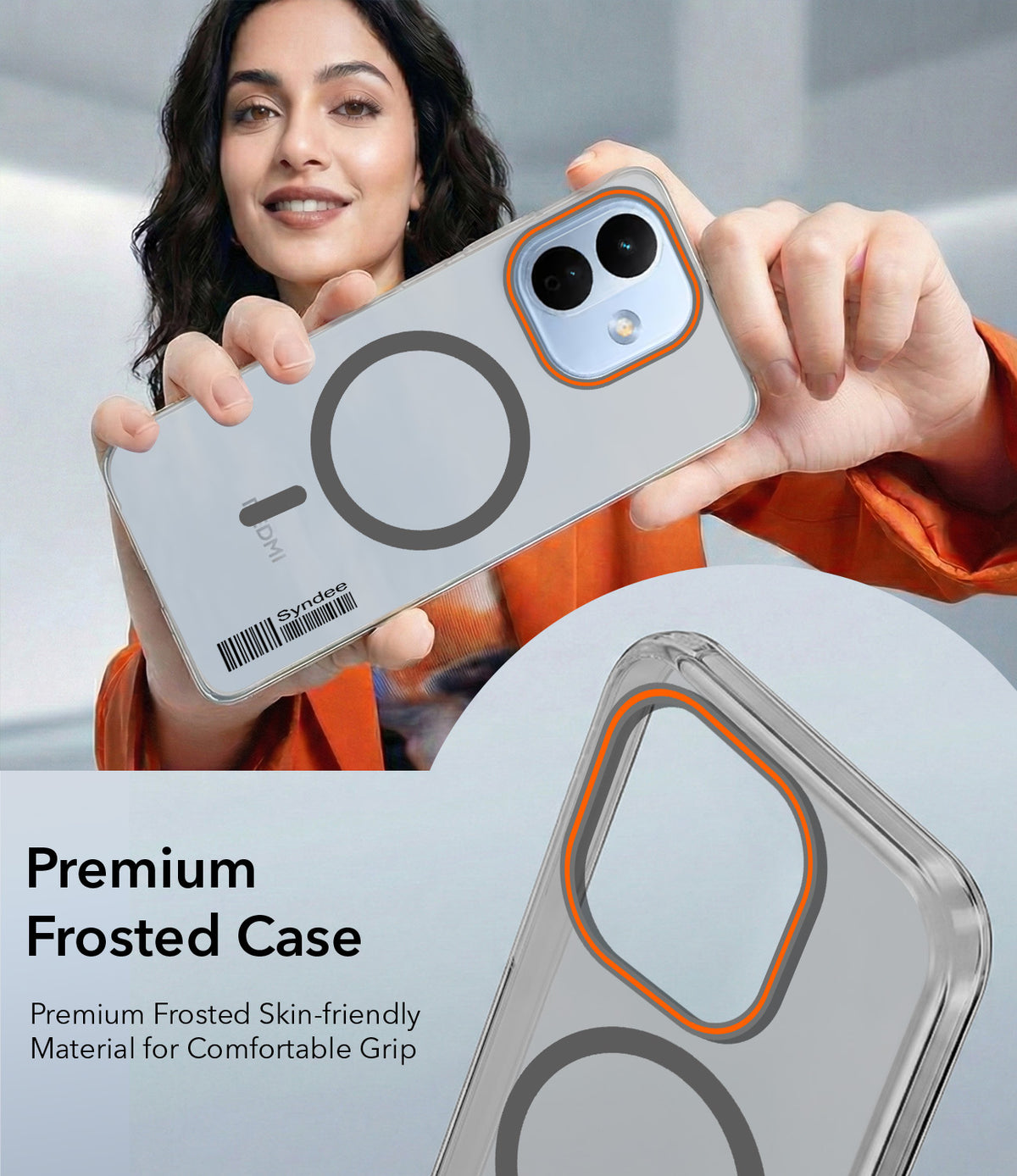 For Redmi Note 17 Pro 5G Back Cover Case (Soft Touch | Camera Bump Protection | MagSafe Compatible | Matte Finish)
