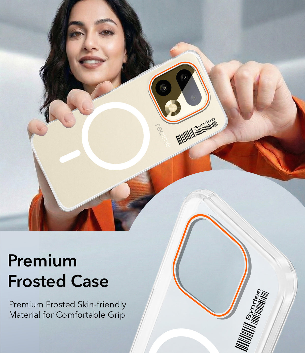 For Realme 16 Pro Plus 5G Back Cover Case (Soft Touch | Camera Bump Protection | MagSafe Compatible | Matte Finish)