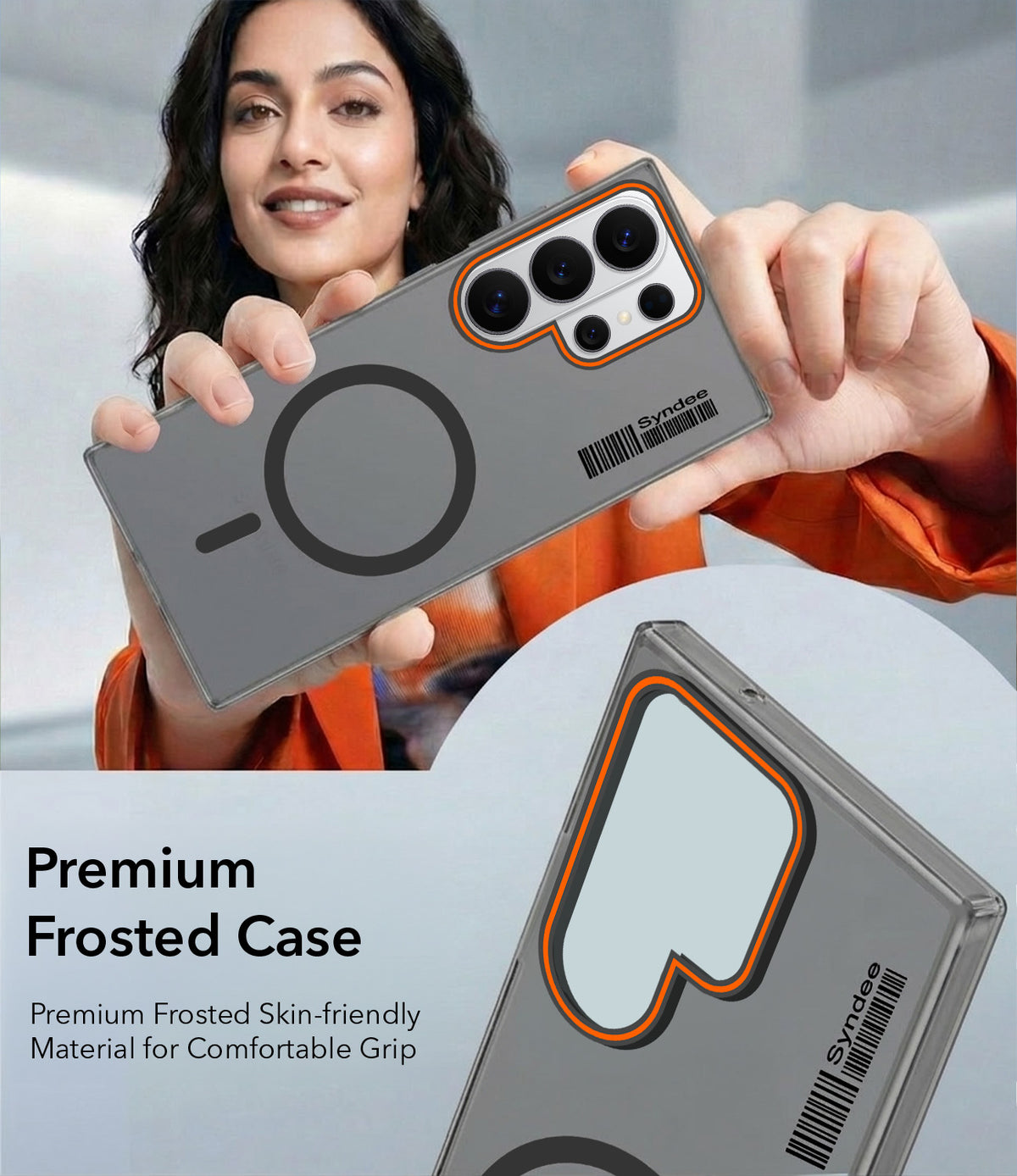 For Samsung Galaxy S26 Ultra Back Cover Case (Soft Touch | Camera Bump Protection | MagSafe Compatible | Matte Finish)
