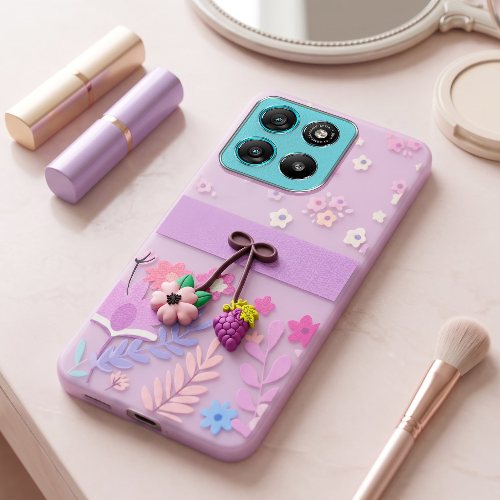 For Motorola Moto G67 Power | G57 Power Back Cover Case (3D Cute Cartoons | Hard Back Side Soft | Matte Premium Finish | HD Printing)