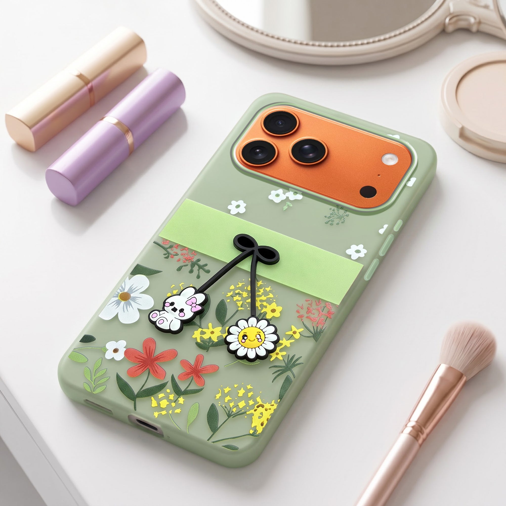 For Apple iPhone 17 Pro Max Back Cover Case (3D Cute Cartoons | Hard Back Side Soft | Matte Premium Finish | HD Printing)