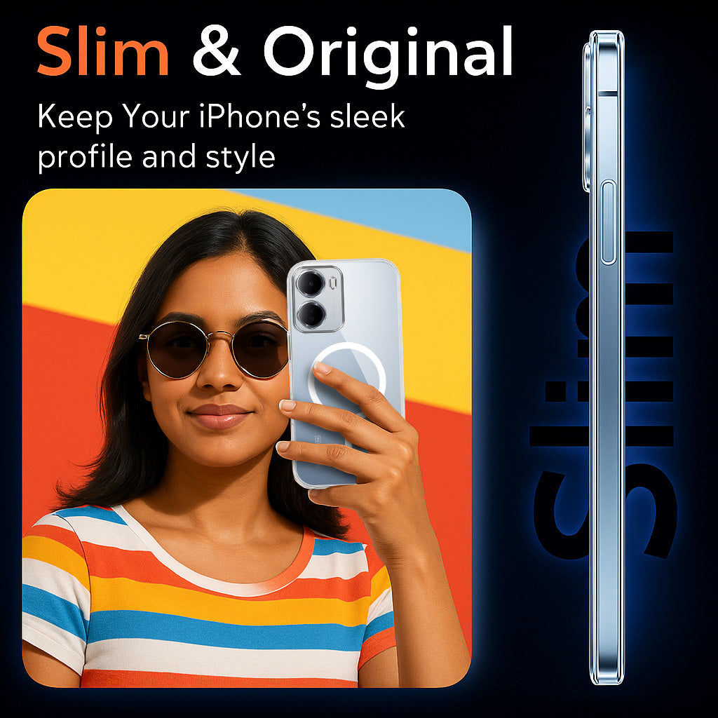 For Redmi 15A 5G Power Back Cover Case Lifetime Anti-Yellow MagSafe Compatible Clear (Sleek Hard Crystal | Shockproof and Camera Protection)