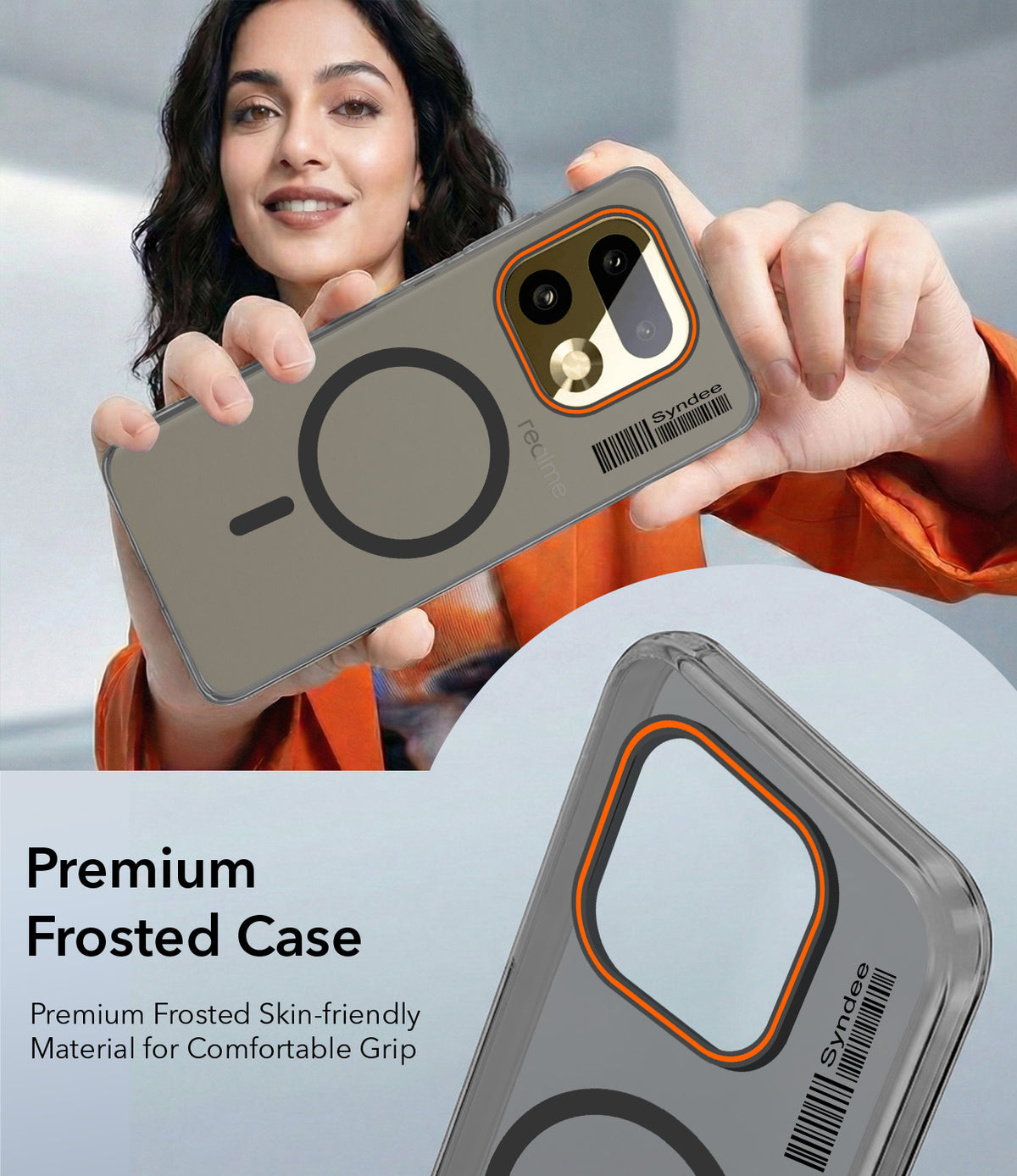 For Realme 16 Pro Plus 5G Back Cover Case (Soft Touch | Camera Bump Protection | MagSafe Compatible | Matte Finish)