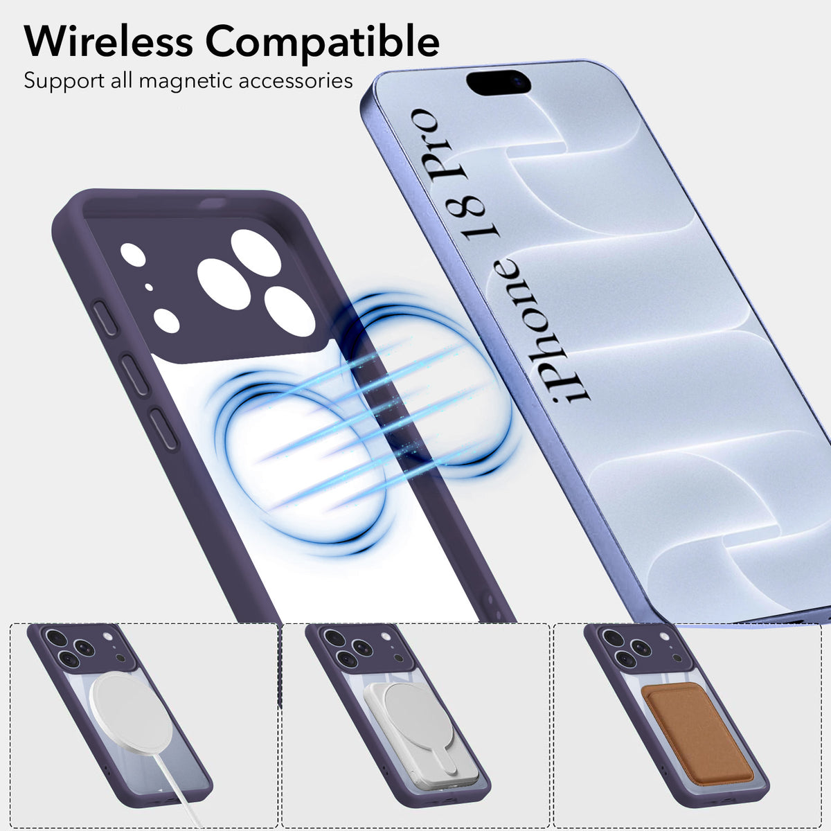 For Apple iPhone 18 Pro Back Cover Case Ultra-Hybrid (Lifetime Anti Yellow | Anti Scratch | Crystal Clear Shockproof)0