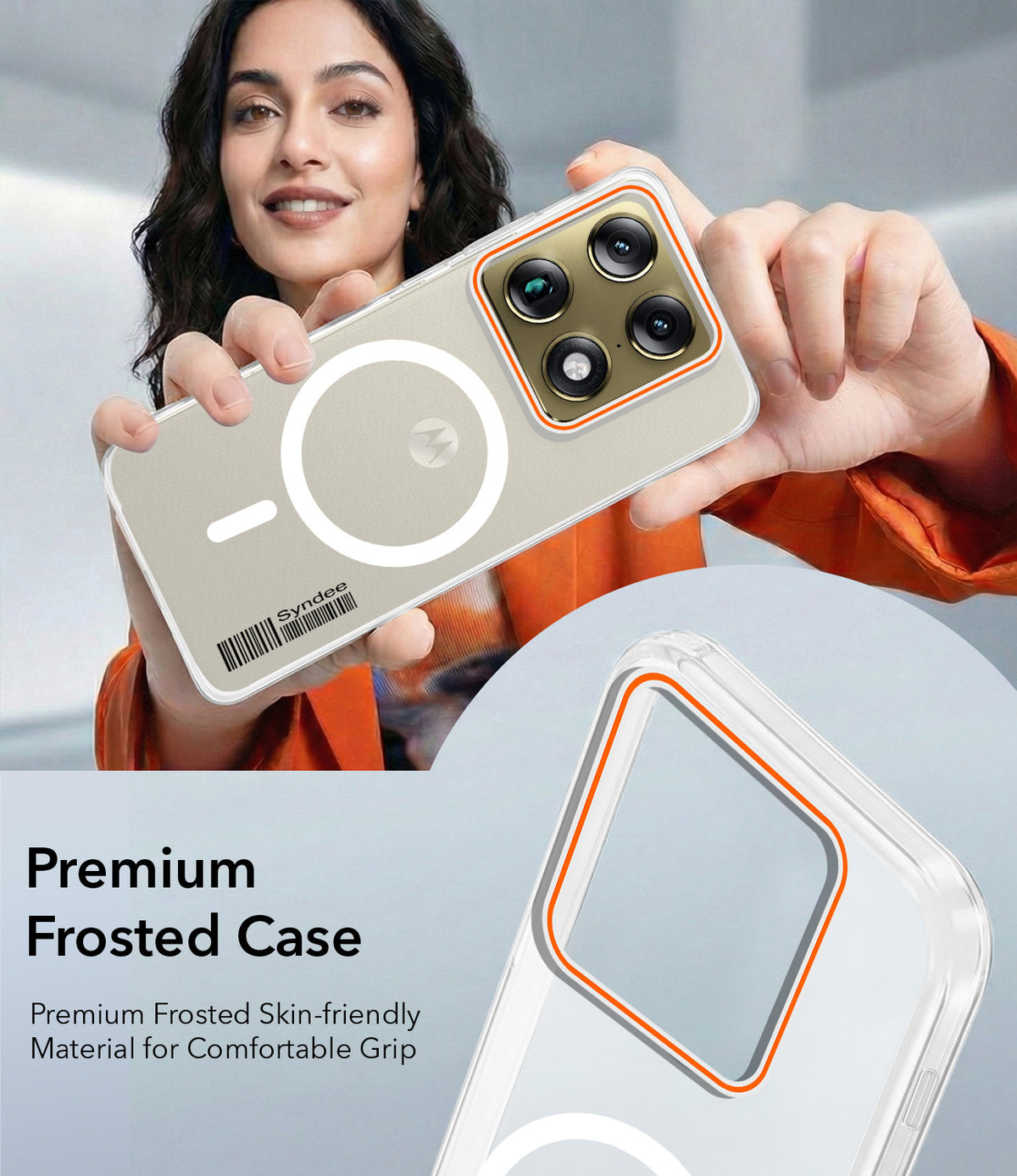 For Motorola Moto Signature 5G Back Cover Case (Soft Touch | Camera Bump Protection | MagSafe Compatible | Matte Finish)