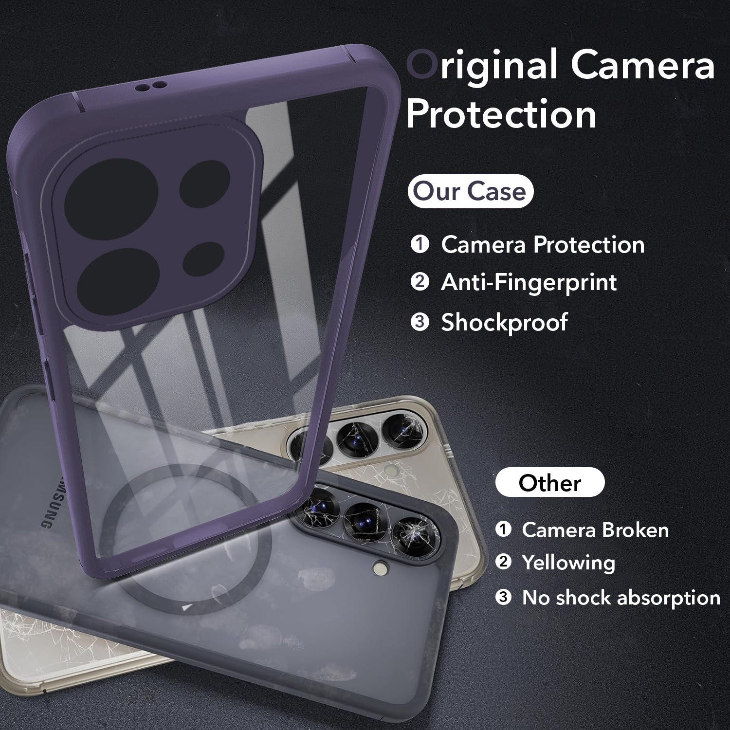 For Oppo Reno 16C 5G Back Cover Case Ultra-Hybrid (Lifetime Anti Yellow | Anti Scratch | Crystal Clear Shockproof)