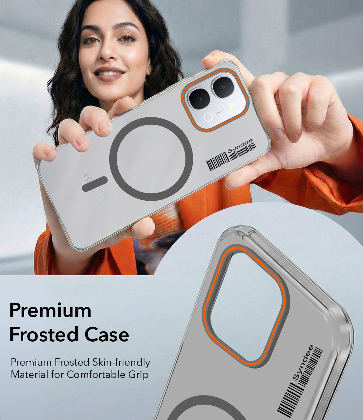 For Vivo iQOO Z11x 5G | Vivo iQOO Z11xa Back Cover Case (Soft Touch | Camera Bump Protection | MagSafe Compatible | Matte Finish)