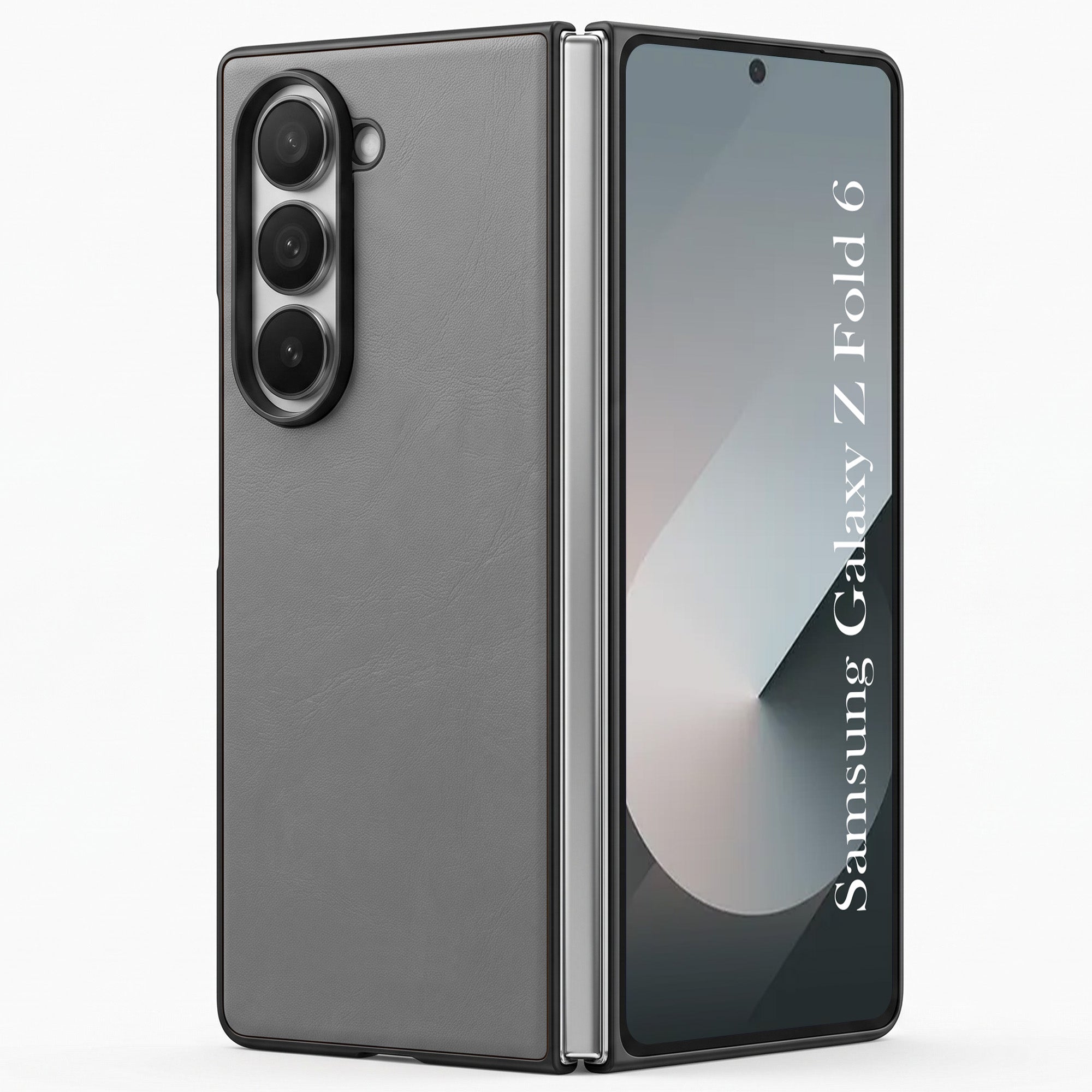 For Samsung Galaxy Z Fold 6 5G Premium Cover Case (Soft Leather Touch | Interior Protective Cloth | Slim 360* Protection)