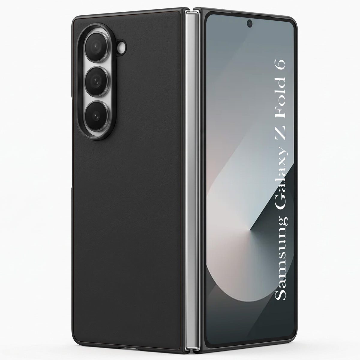 For Samsung Galaxy Z Fold 6 5G Premium Cover Case (Soft Leather Touch | Interior Protective Cloth | Slim 360* Protection)