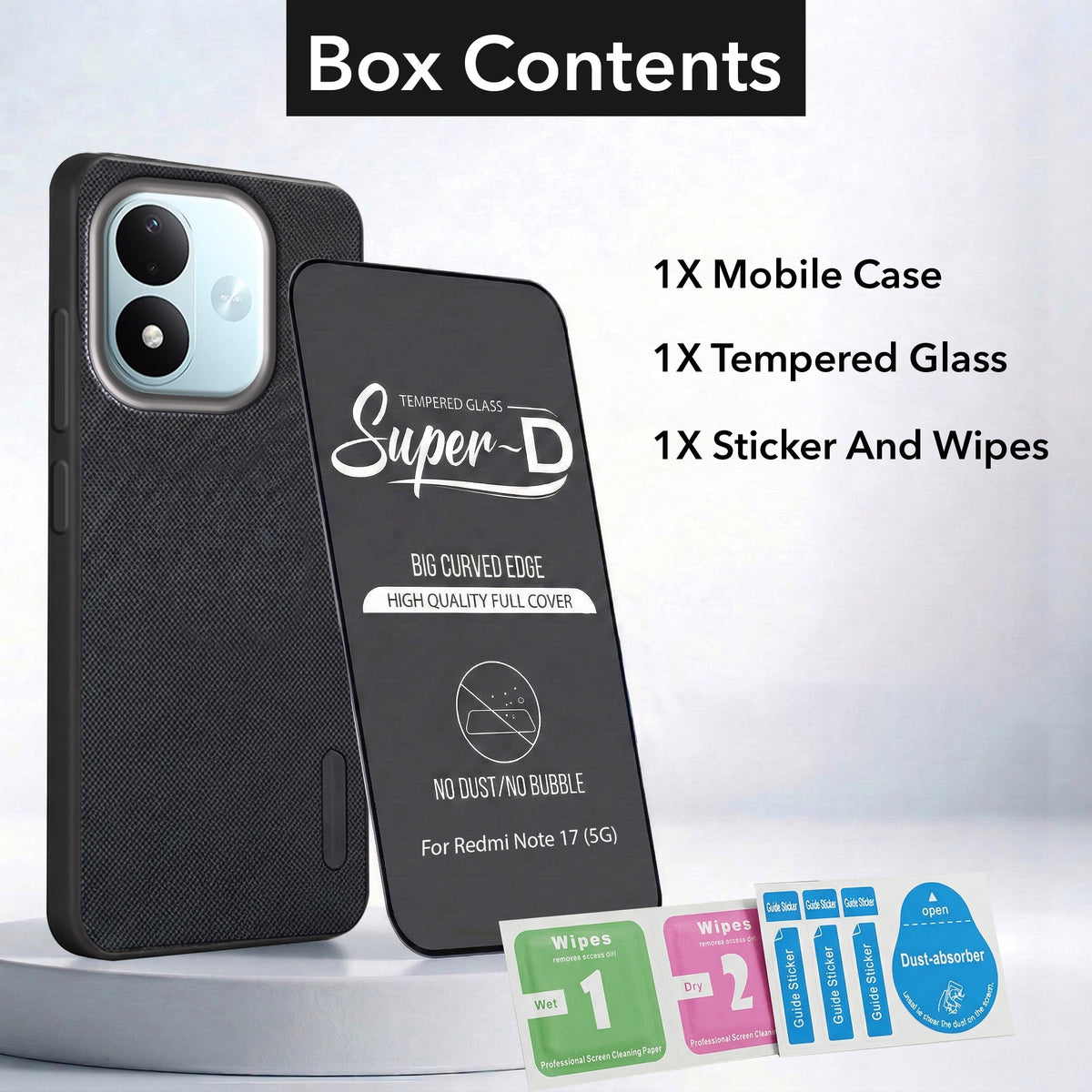 For Redmi Note 17 5G Back Cover Case Rubberised (Textured Grip Design| Micro-Fiber Cloth Inside | Slim and Light Weight | Soft Touch and Feel)
