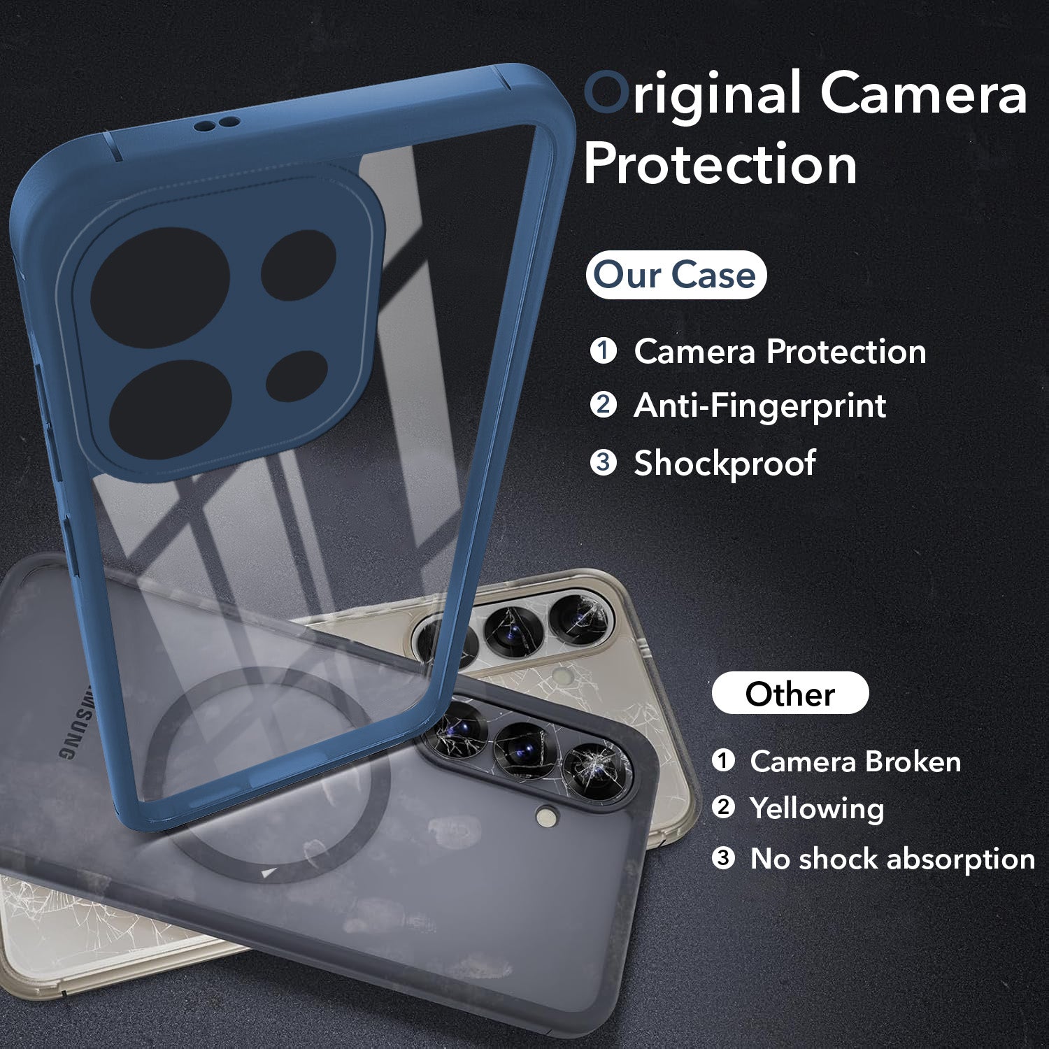 For Oppo Reno 16C 5G Back Cover Case Ultra-Hybrid (Lifetime Anti Yellow | Anti Scratch | Crystal Clear Shockproof)