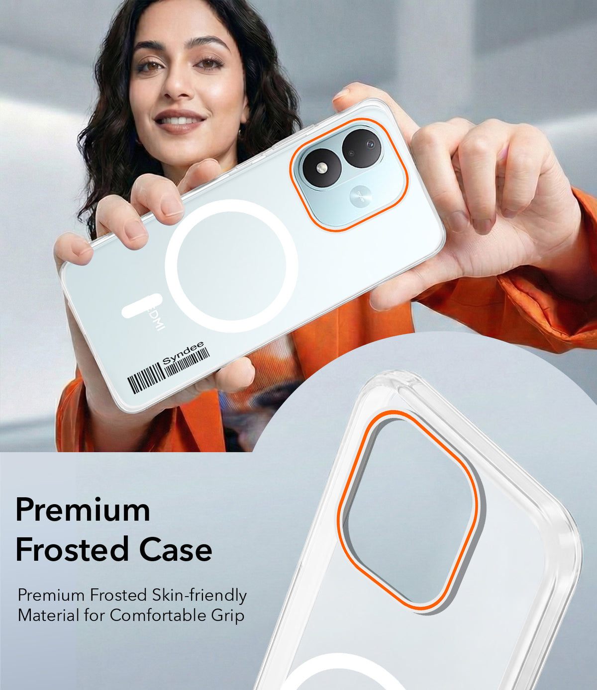 For Redmi Note 17 5G Back Cover Case (Soft Touch | Camera Bump Protection | MagSafe Compatible | Matte Finish)