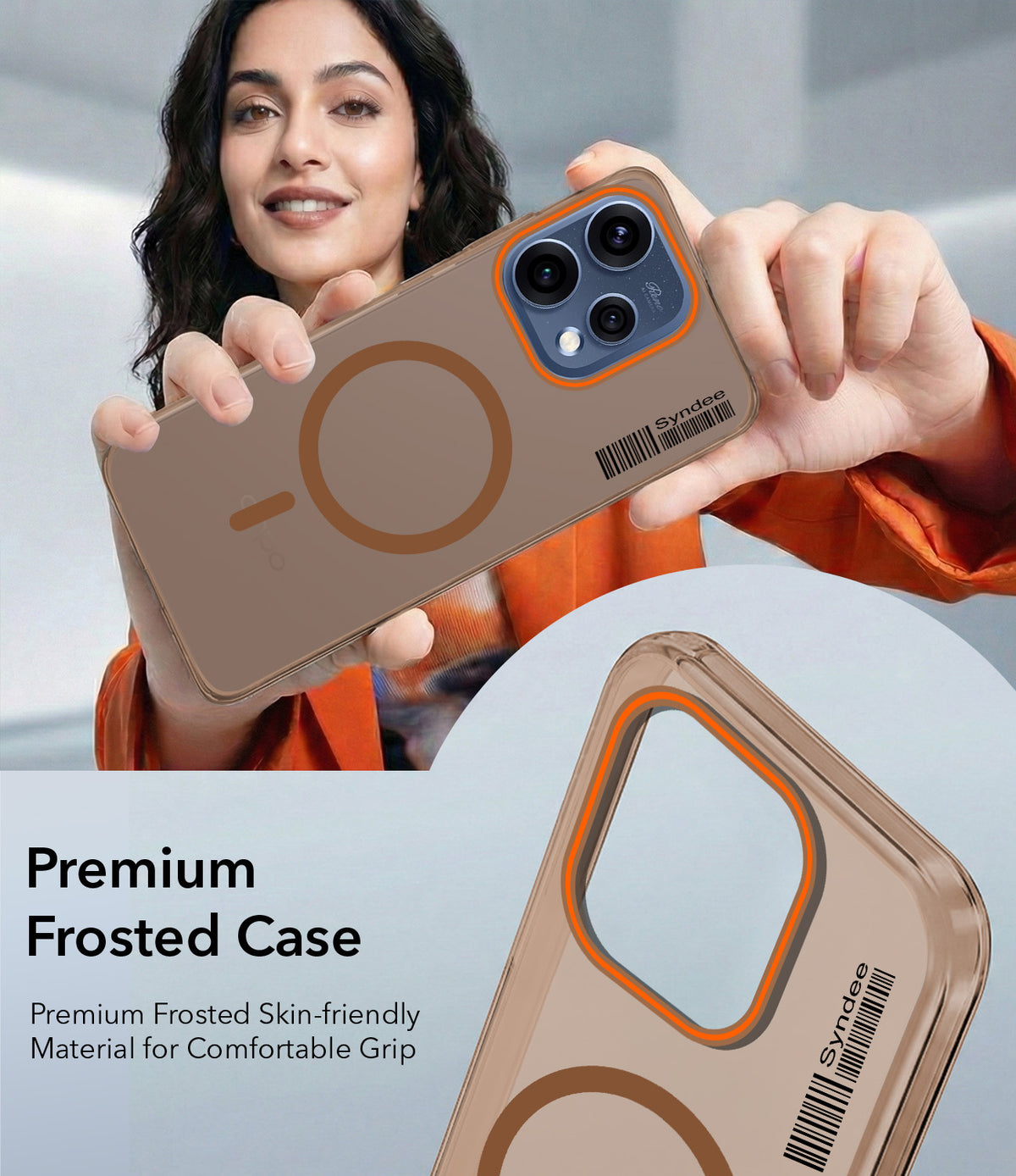For Oppo Reno15 5G | Oppo Reno 15 5G Back Cover Case (Soft Touch | Camera Bump Protection | MagSafe Compatible | Matte Finish)