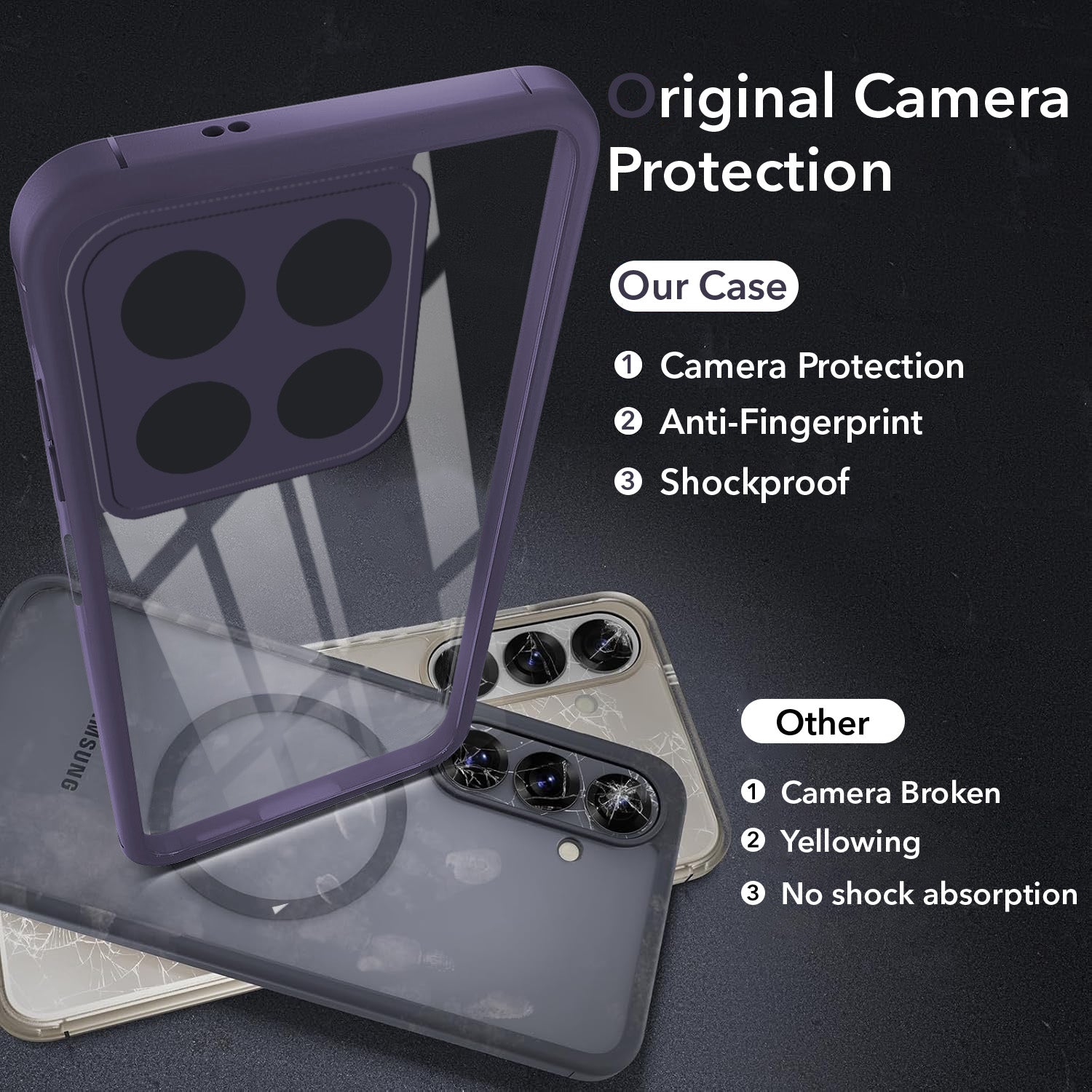 For Motorola Moto G37 Back Cover Case Ultra-Hybrid (Lifetime Anti Yellow | Anti Scratch | Crystal Clear Shockproof)