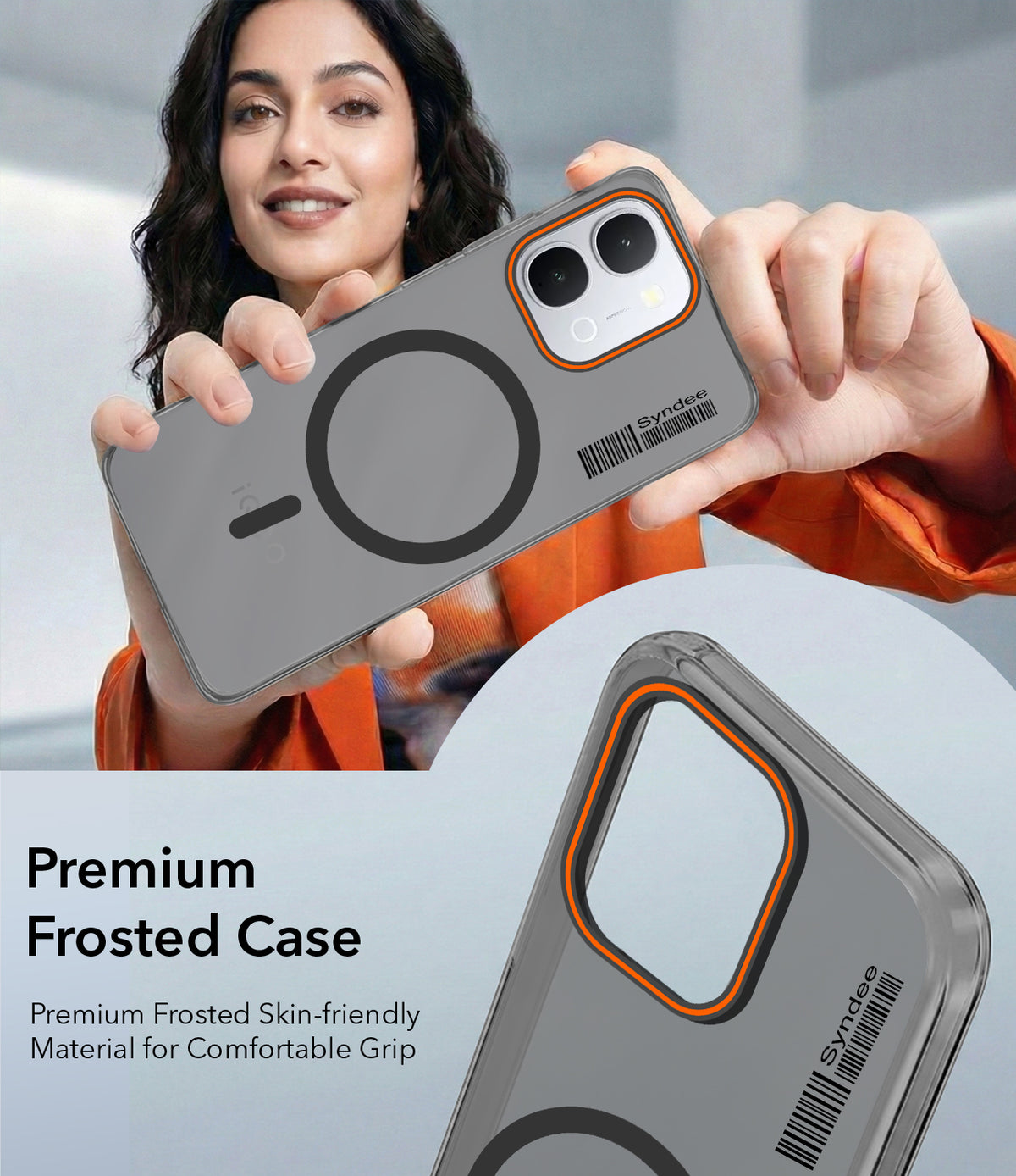 For Vivo iQOO Z11x 5G | Vivo iQOO Z11xa Back Cover Case (Soft Touch | Camera Bump Protection | MagSafe Compatible | Matte Finish)