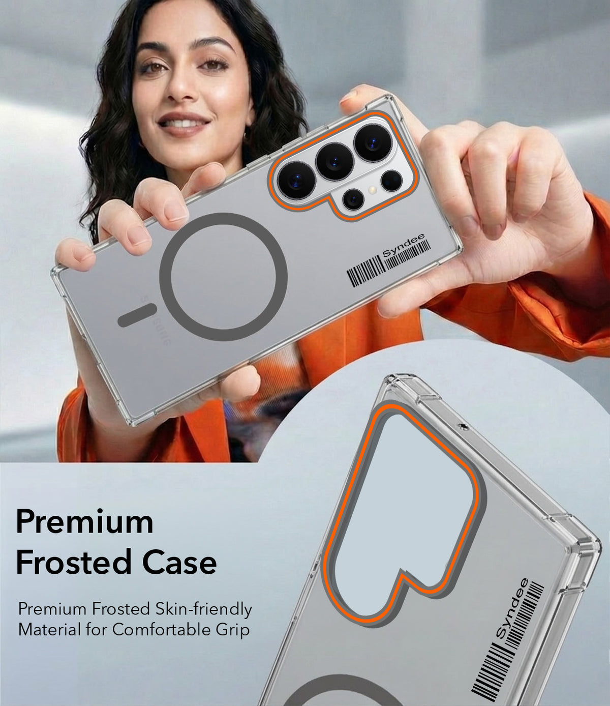 For Samsung Galaxy S26 Ultra Back Cover Case (Soft Touch | Camera Bump Protection | MagSafe Compatible | Matte Finish) (Copy)