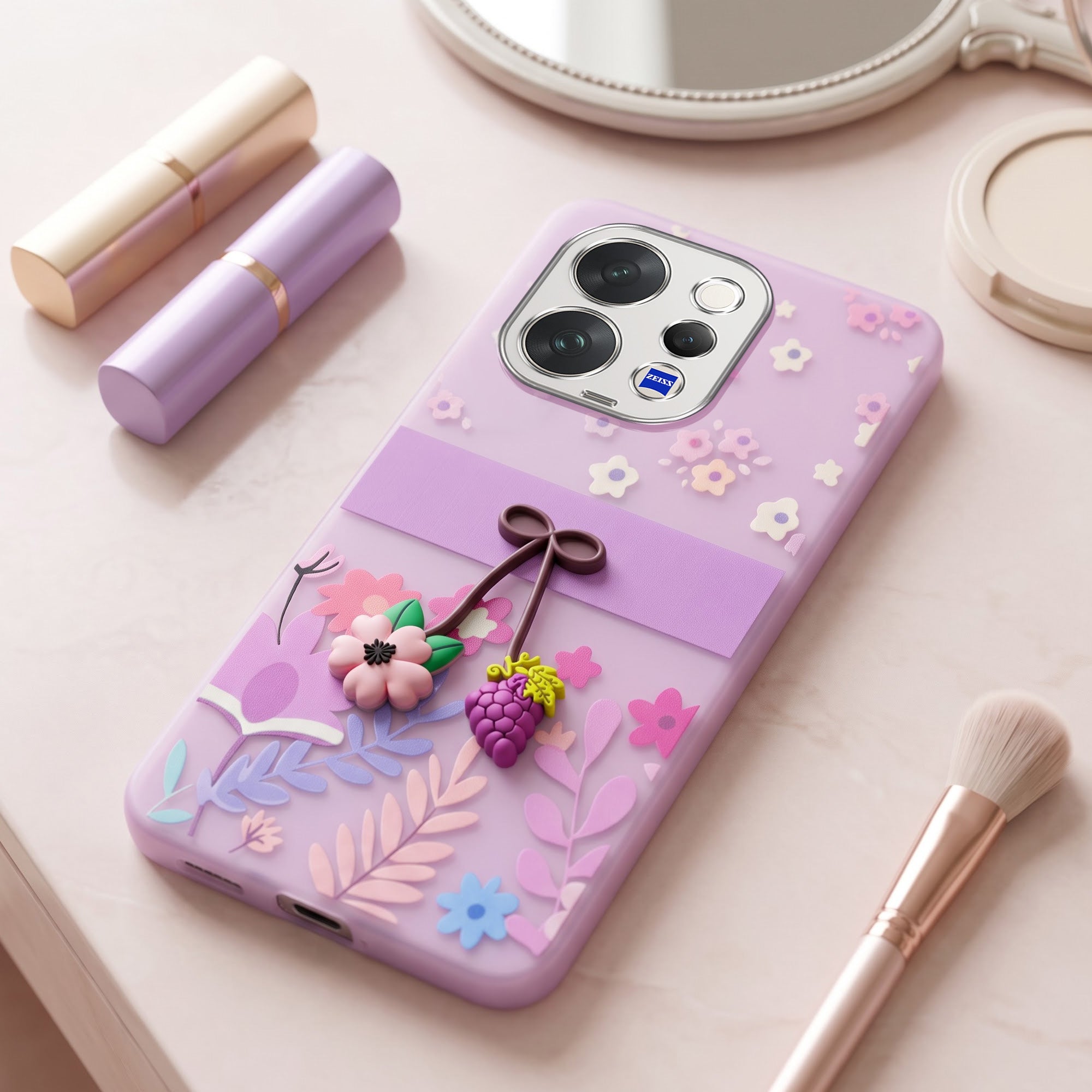 For Vivo V70 | Vivo V70 Elite 5G Back Cover Case (3D Cute Cartoons | Hard Back Side Soft | Matte Premium Finish | HD Printing)