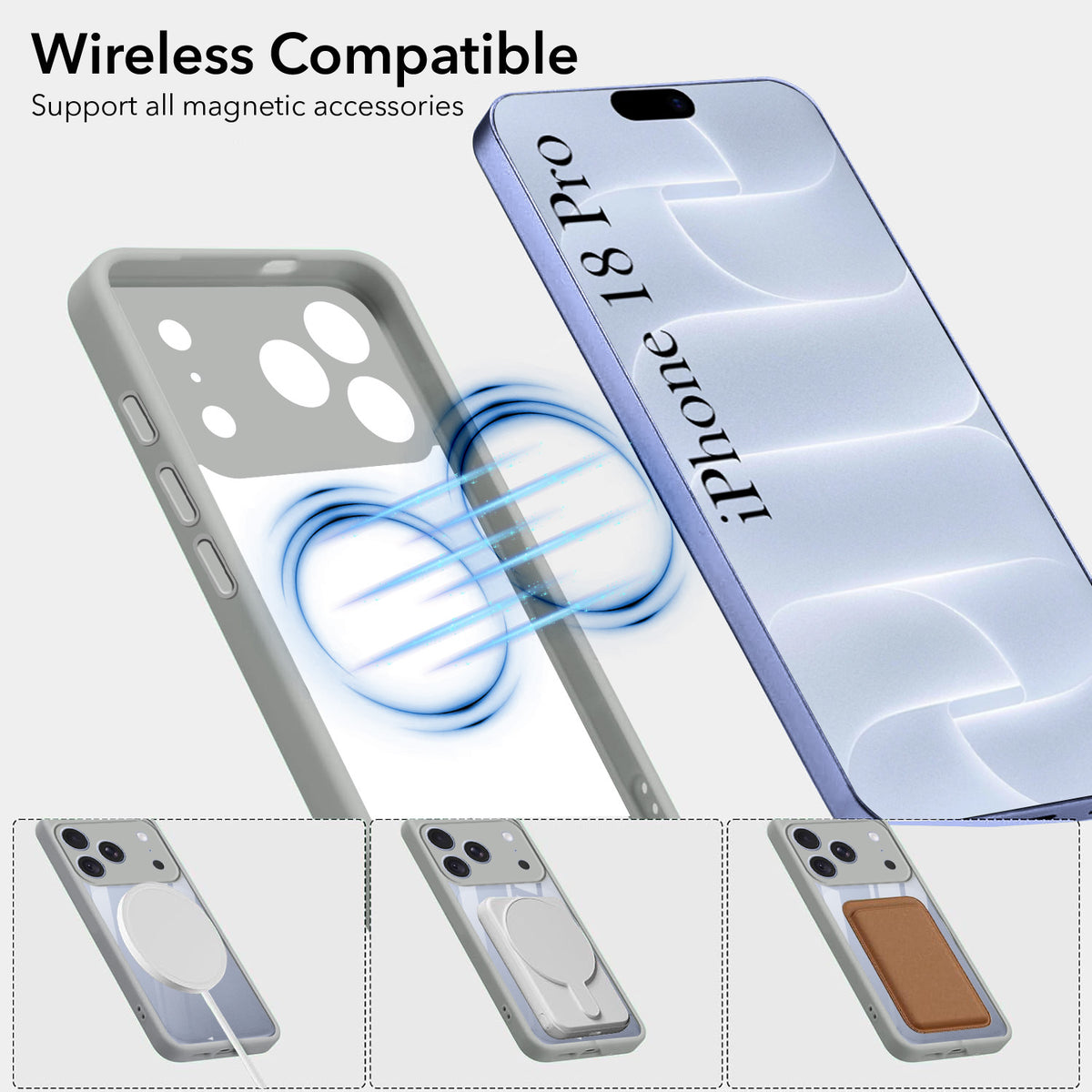 For Apple iPhone 18 Pro Back Cover Case Ultra-Hybrid (Lifetime Anti Yellow | Anti Scratch | Crystal Clear Shockproof)0