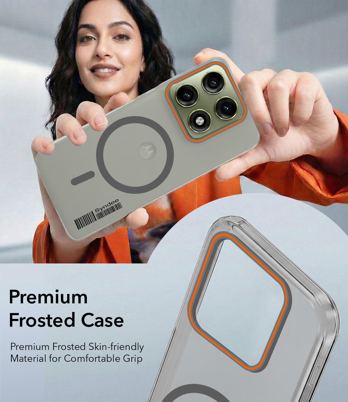 For Motorola Edge 70 Pro | Edge 70 Pro Plus Back Cover Case (Soft Touch | Camera Bump Protection | MagSafe Compatible | Matte Finish)