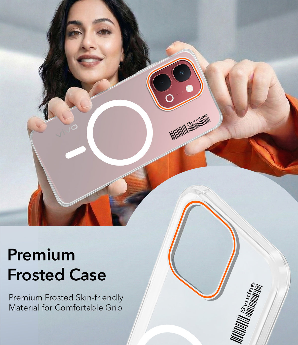 For Vivo Y31T 5G Back Cover Case (Soft Touch | Camera Bump Protection | MagSafe Compatible | Matte Finish)