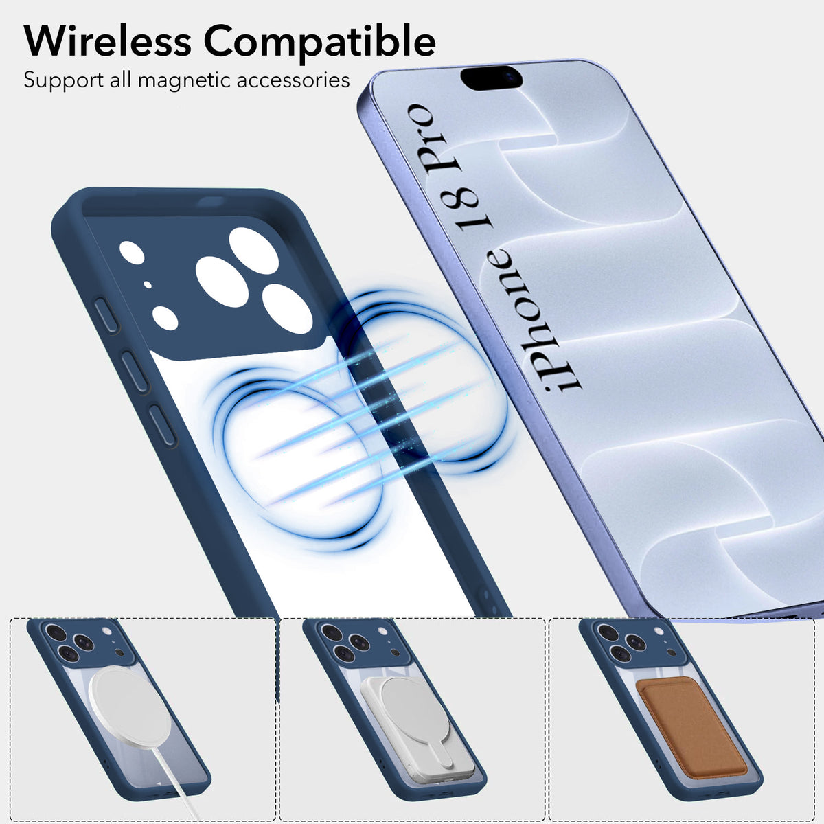 For Apple iPhone 18 Pro Back Cover Case Ultra-Hybrid (Lifetime Anti Yellow | Anti Scratch | Crystal Clear Shockproof)0