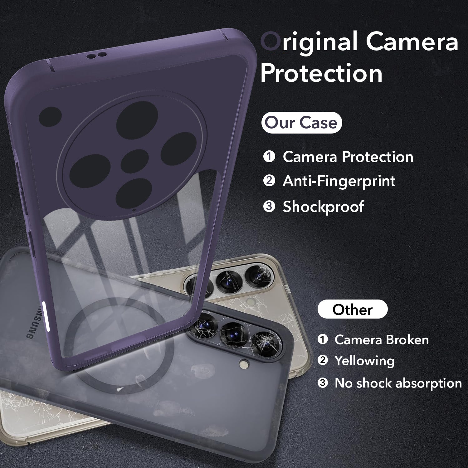 For Oppo Find X8 Pro Back Cover Case Ultra-Hybrid (Lifetime Anti Yellow | Anti Scratch | Crystal Clear Shockproof)