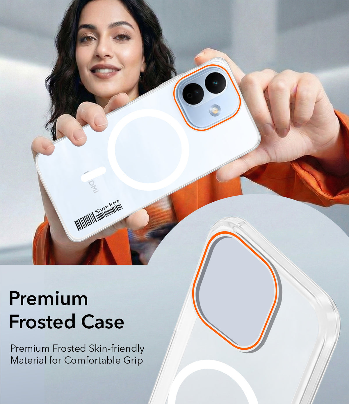 For Redmi Note 17 Pro 5G Back Cover Case (Soft Touch | Camera Bump Protection | MagSafe Compatible | Matte Finish)