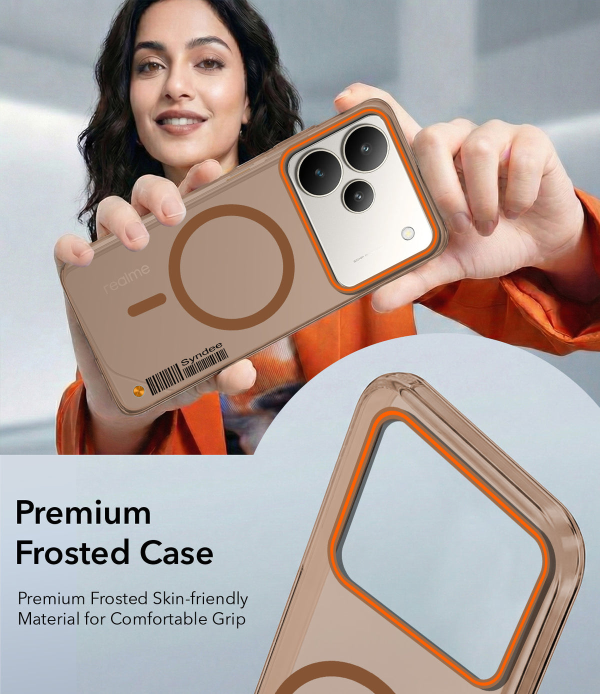 For Realme P4 Back Cover Case (Soft Touch | Camera Bump Protection | MagSafe Compatible | Matte Finish)