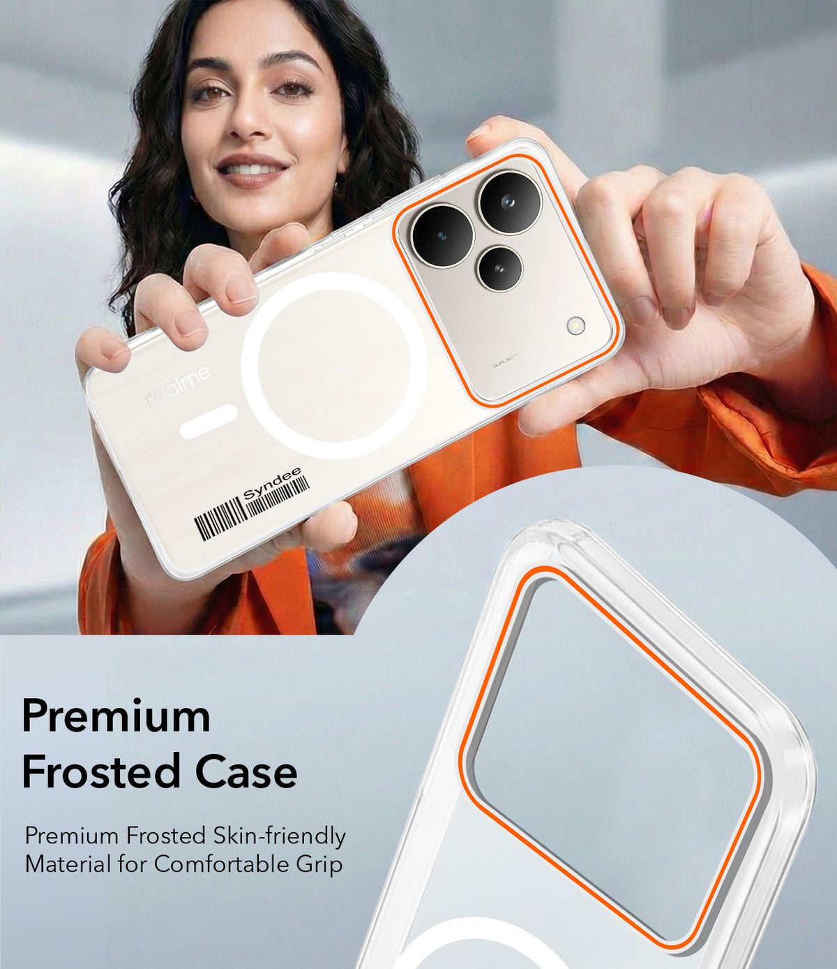 For Realme P4 Pro Back Cover Case (Soft Touch | Camera Bump Protection | MagSafe Compatible | Matte Finish)