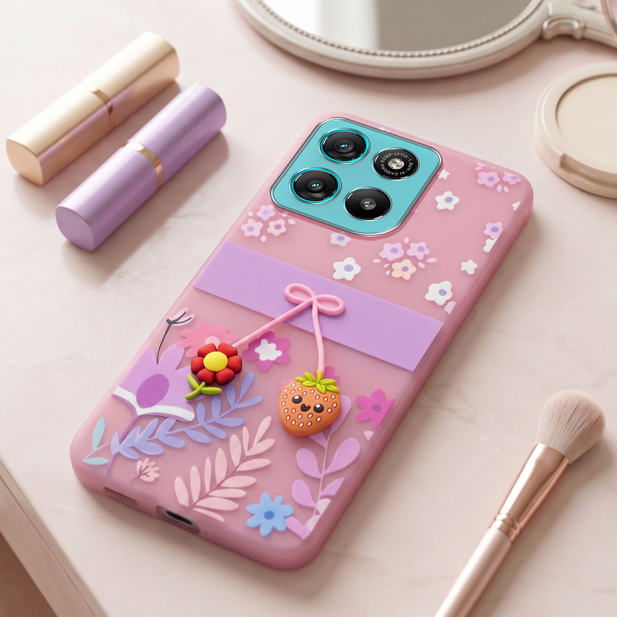 For Motorola Moto G67 Power | G57 Power Back Cover Case (3D Cute Cartoons | Hard Back Side Soft | Matte Premium Finish | HD Printing)