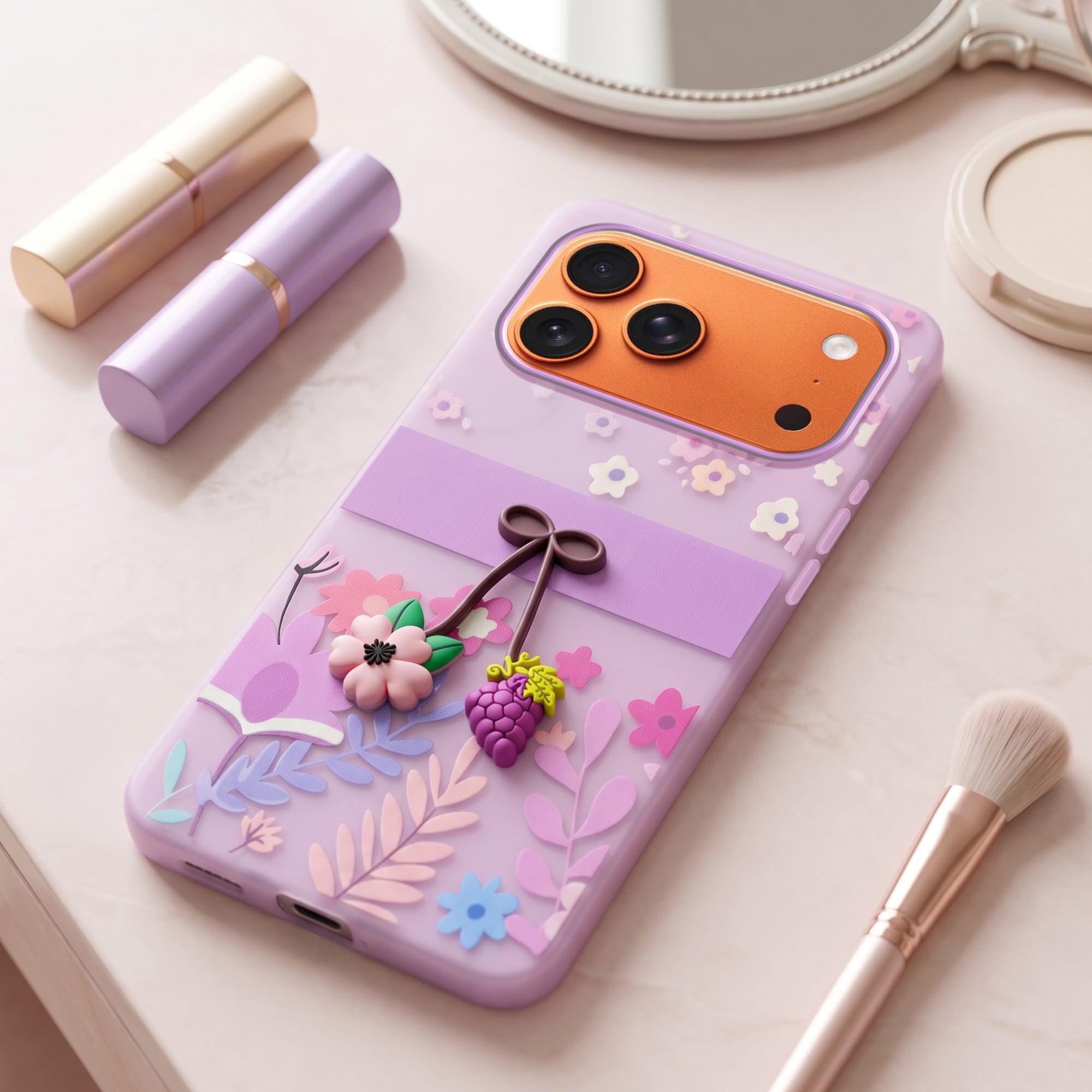 For Apple iPhone 17 Pro Max Back Cover Case (3D Cute Cartoons | Hard Back Side Soft | Matte Premium Finish | HD Printing)