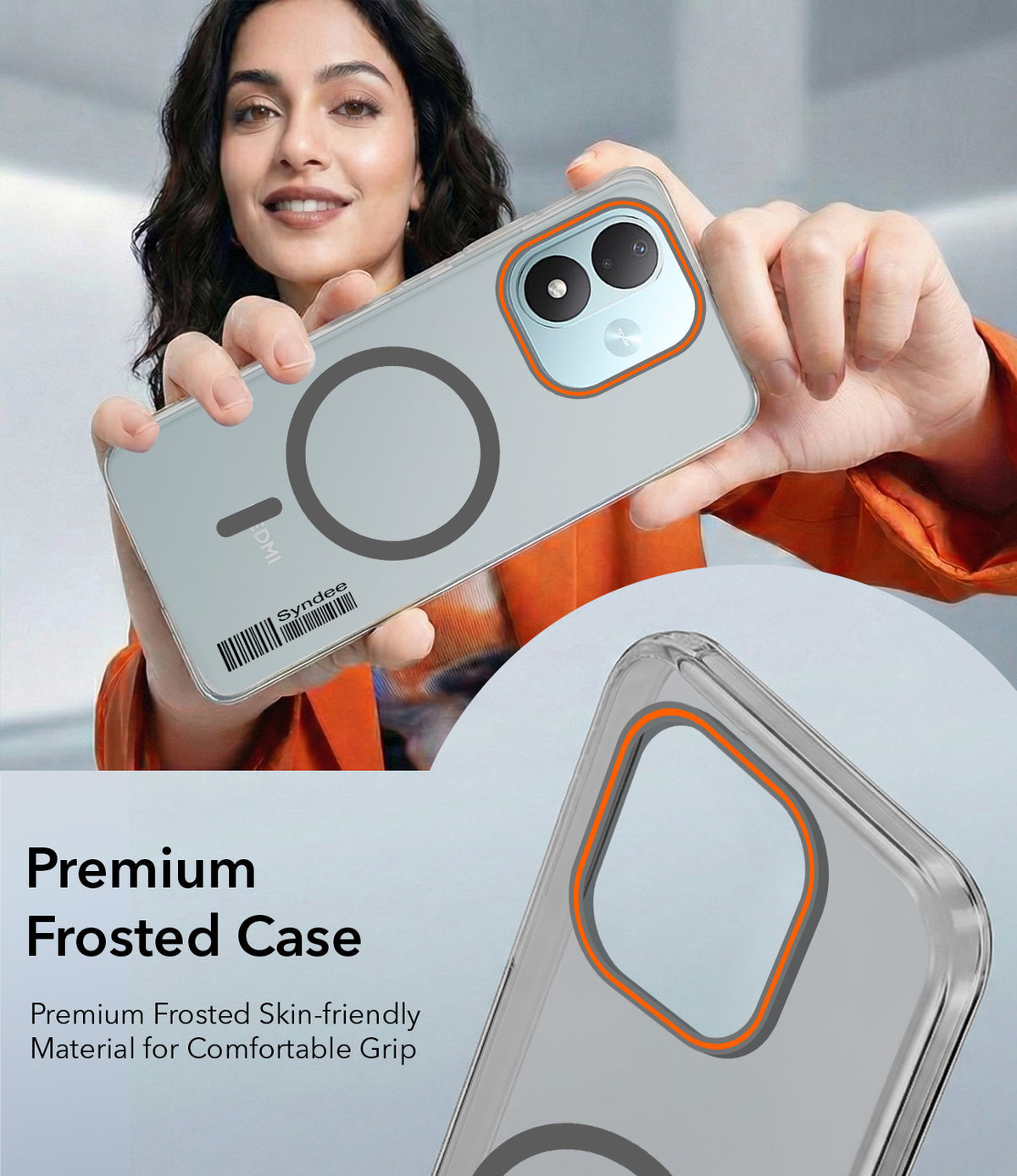 For Redmi Note 17 5G Back Cover Case (Soft Touch | Camera Bump Protection | MagSafe Compatible | Matte Finish)