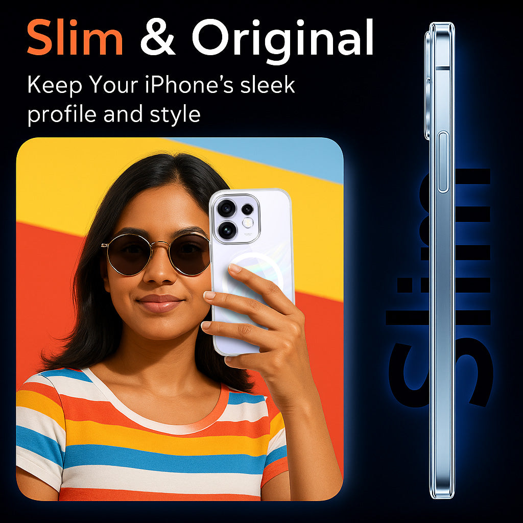 For Oppo Reno 16 Back Cover Case Lifetime Anti-Yellow MagSafe Compatible Clear (Sleek Hard Crystal | Shockproof and Camera Protection)