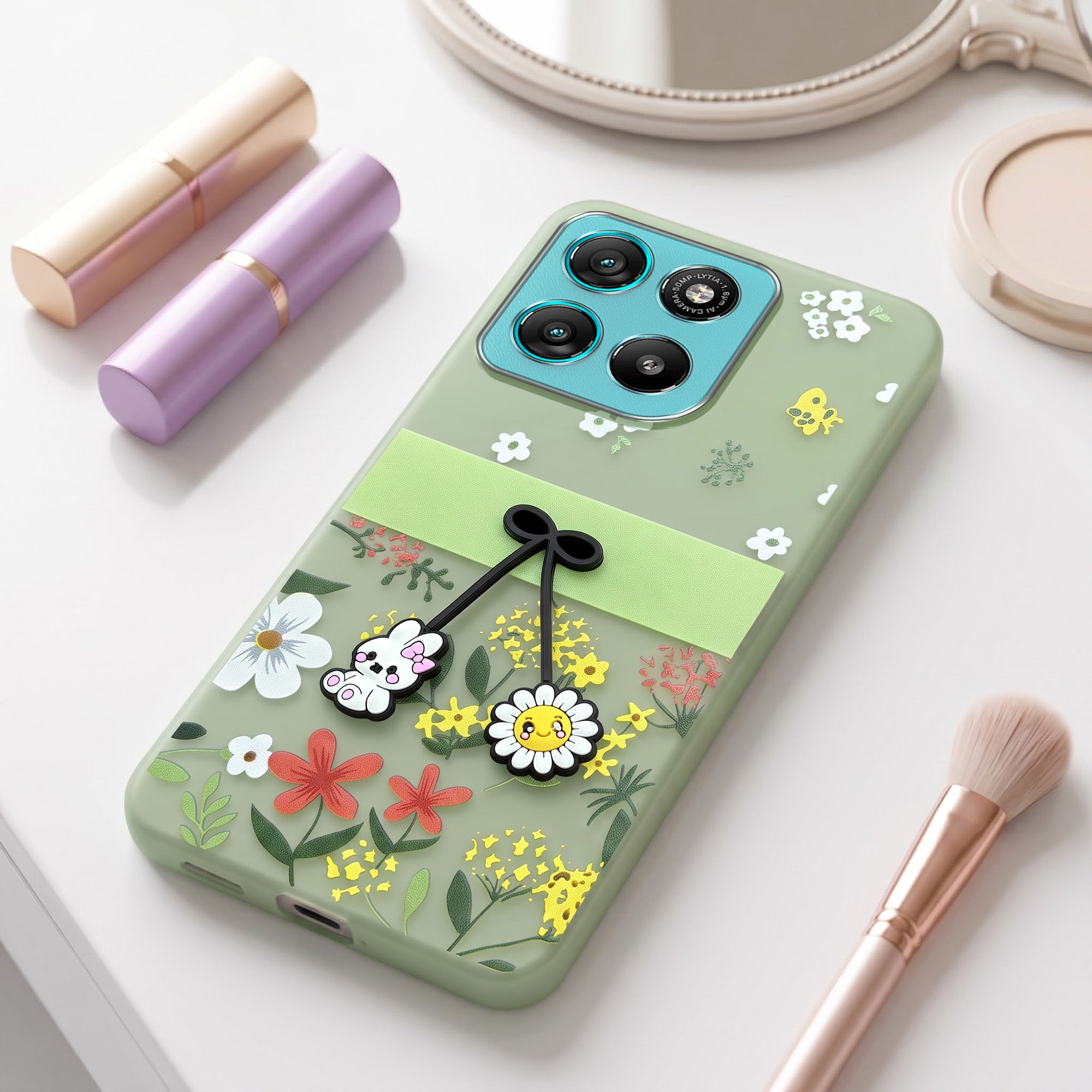 For Motorola Moto G67 Power | G57 Power Back Cover Case (3D Cute Cartoons | Hard Back Side Soft | Matte Premium Finish | HD Printing)