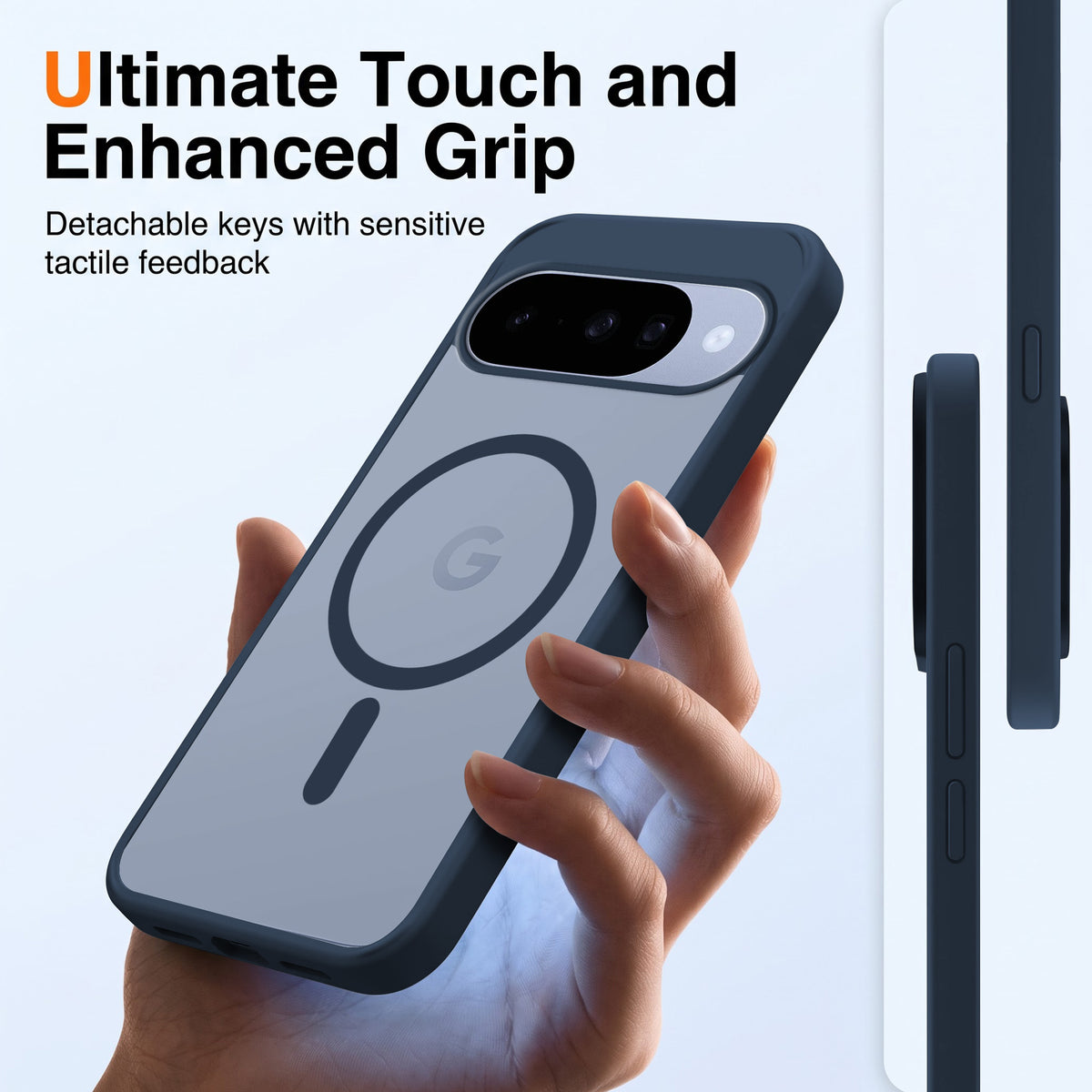 For Google Pixel 10 Matte Finish Back Case Cover (MagSafe Compatible | Translucent Soft Touch | Slim and Unbreakable)